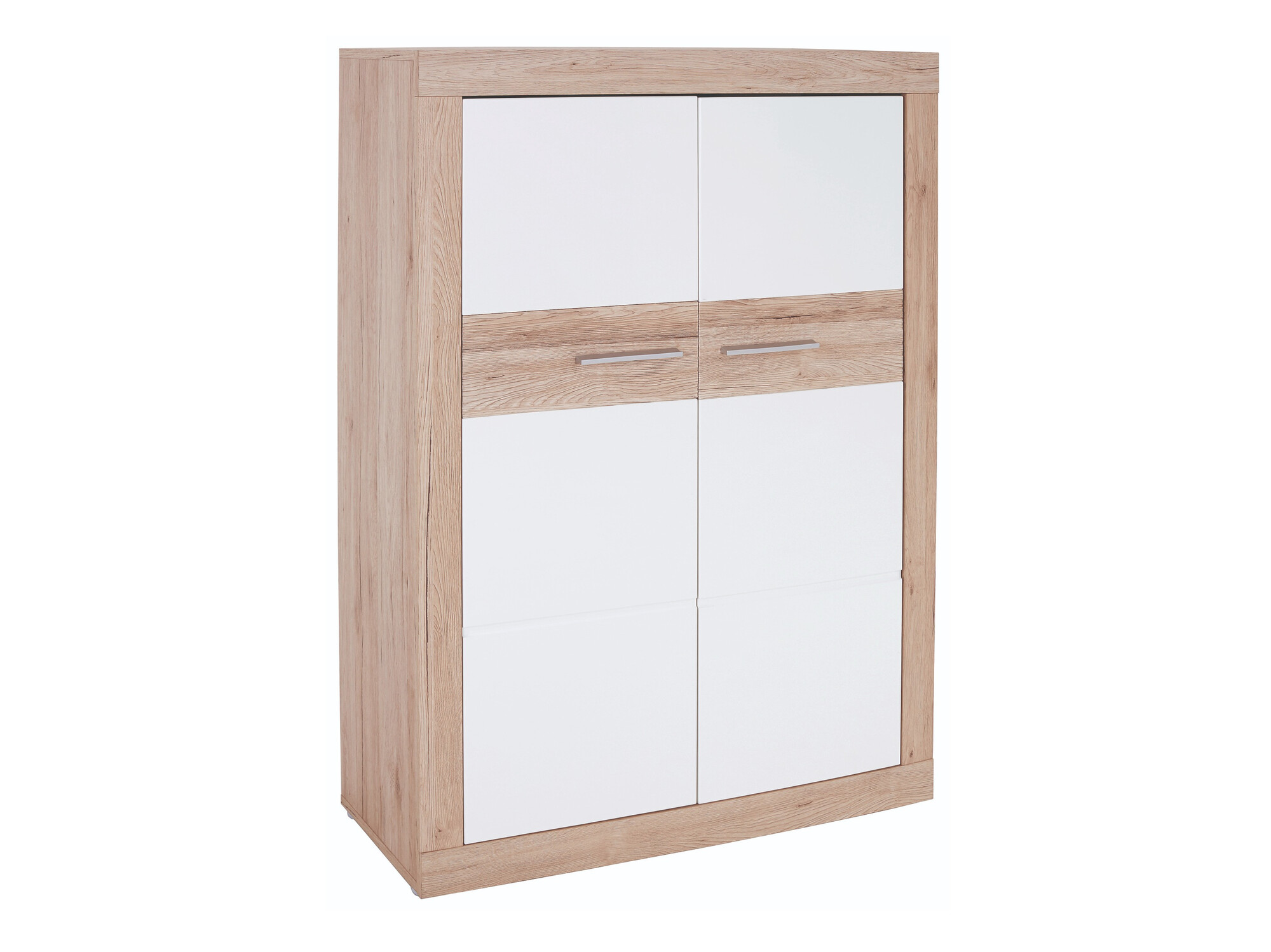 Buffet Romfera 104 (Blanc + Chêne de san remo)