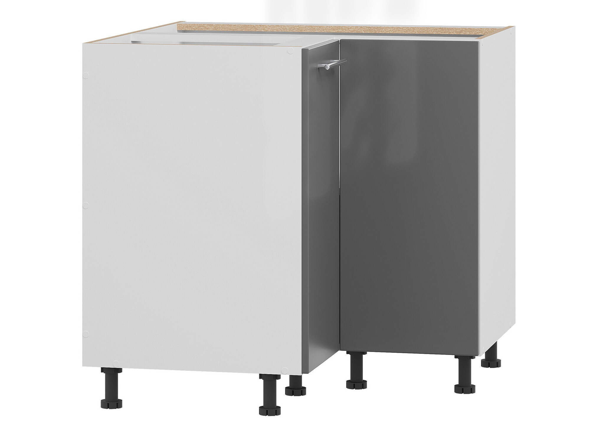 Armoire d'angle modulaire Tiffa Grey 145