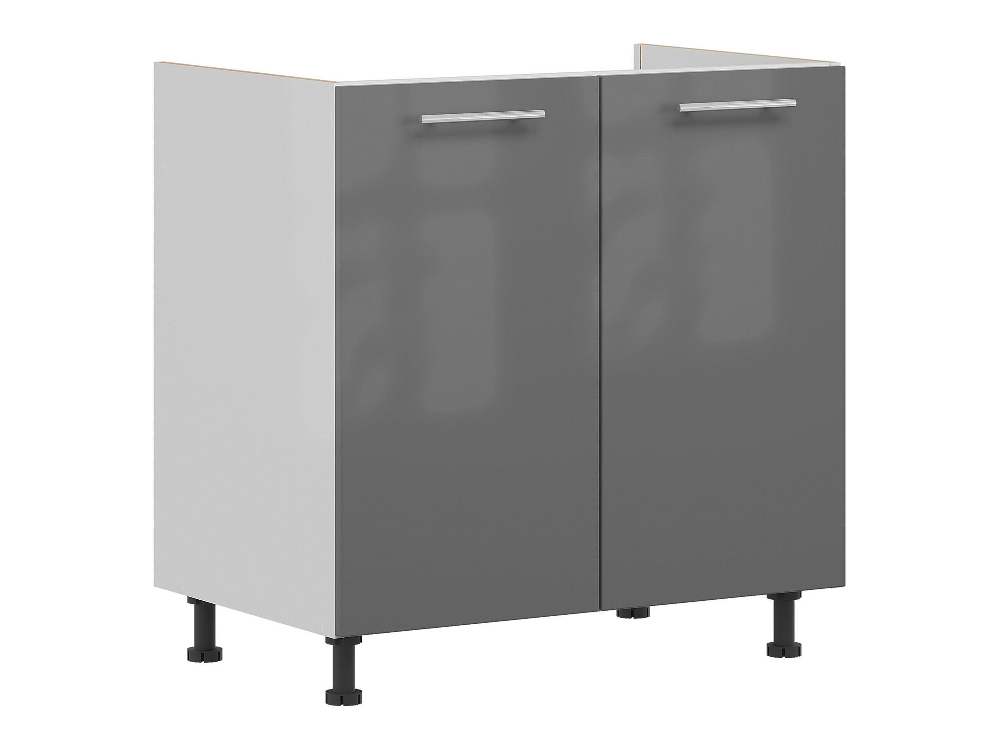 Armoire modulaire pour évier avec portes Tiffa Grey 125