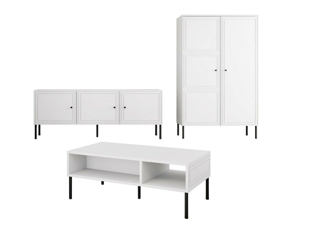 Ensemble de salon Monciru 106 (Blanc)