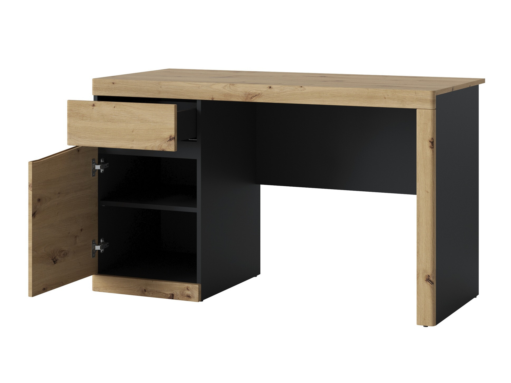 Bureau Venlori 120 (Anthracite + Chêne Artisan)