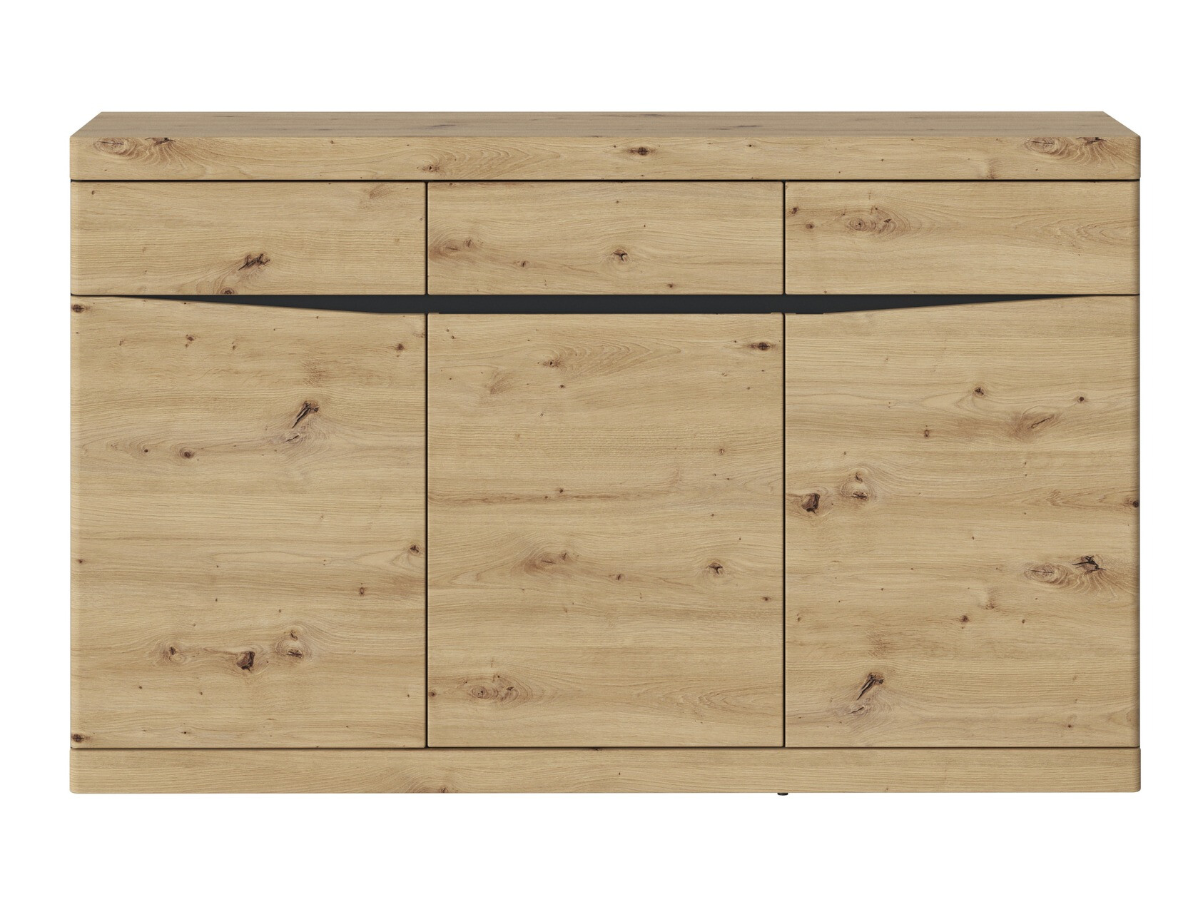 Commode Venlori 123 (Anthracite + Chêne Artisan)