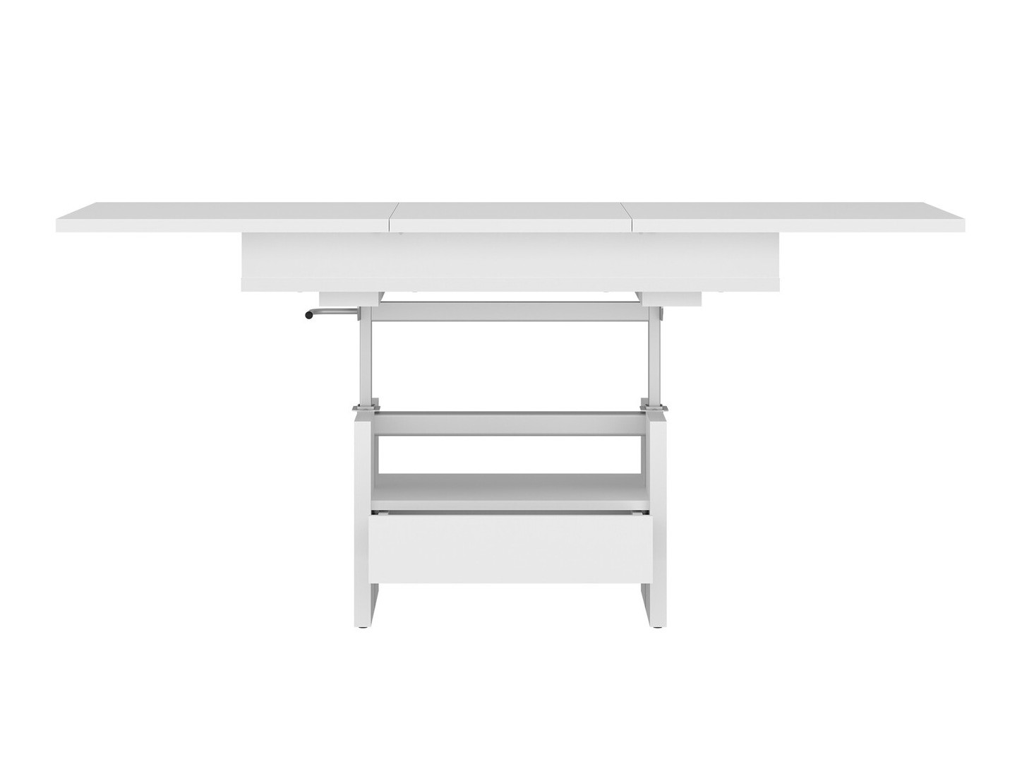 Table basse transformable Ontario 120 (Blanc)