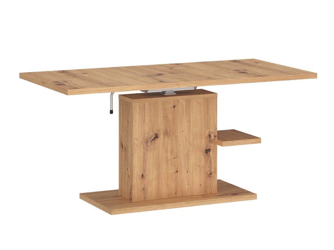 Table basse transformable Ontario 122 (Chêne Artisan)