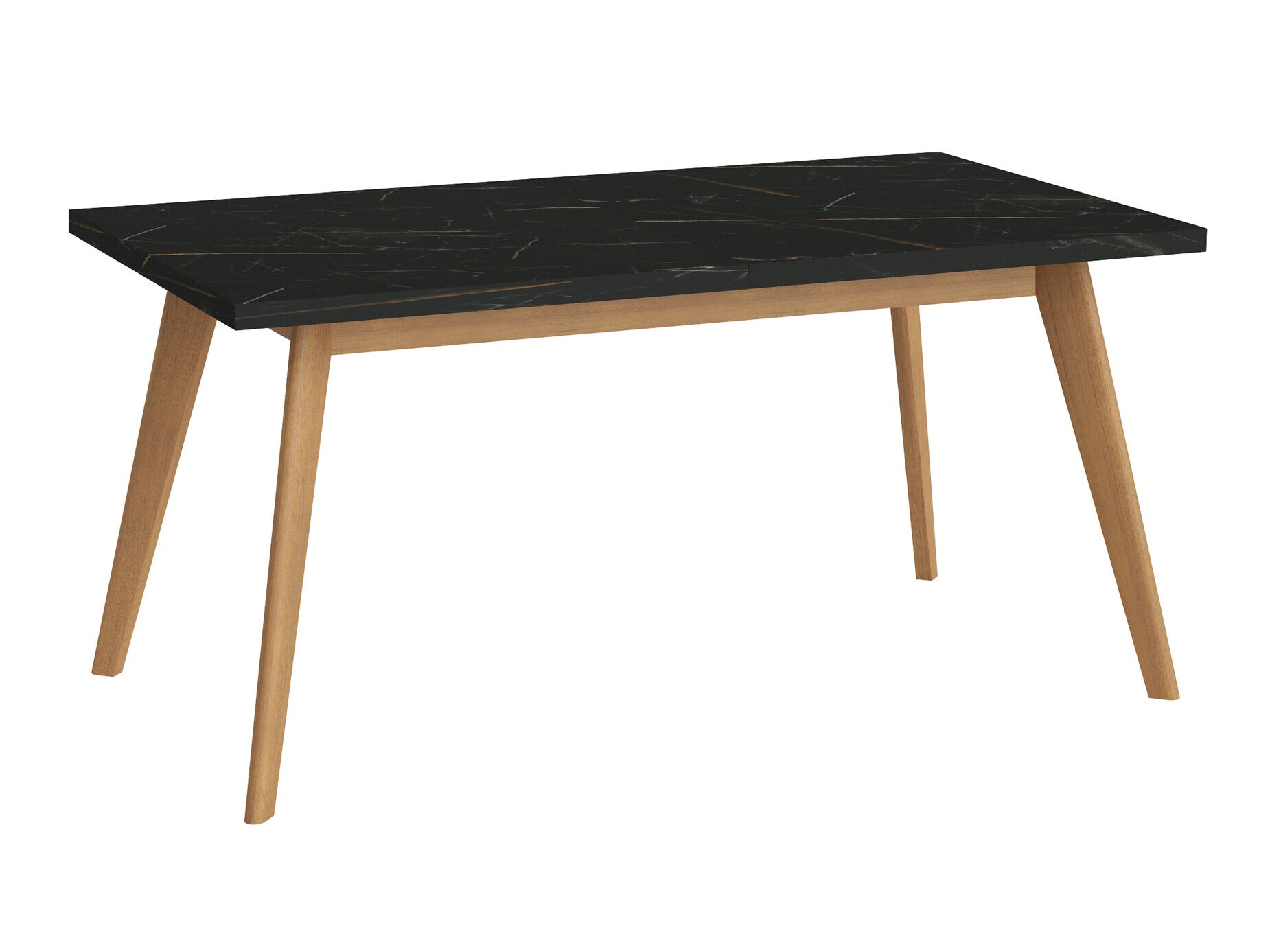 Table Ontario 126 (Chêne + Marbre noir)