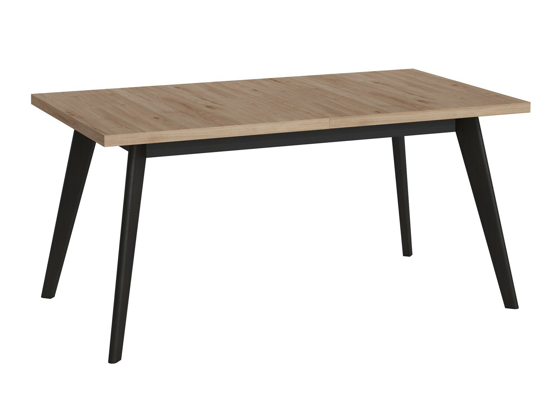 Table Ontario 126 (Noir + Hickory chêne)
