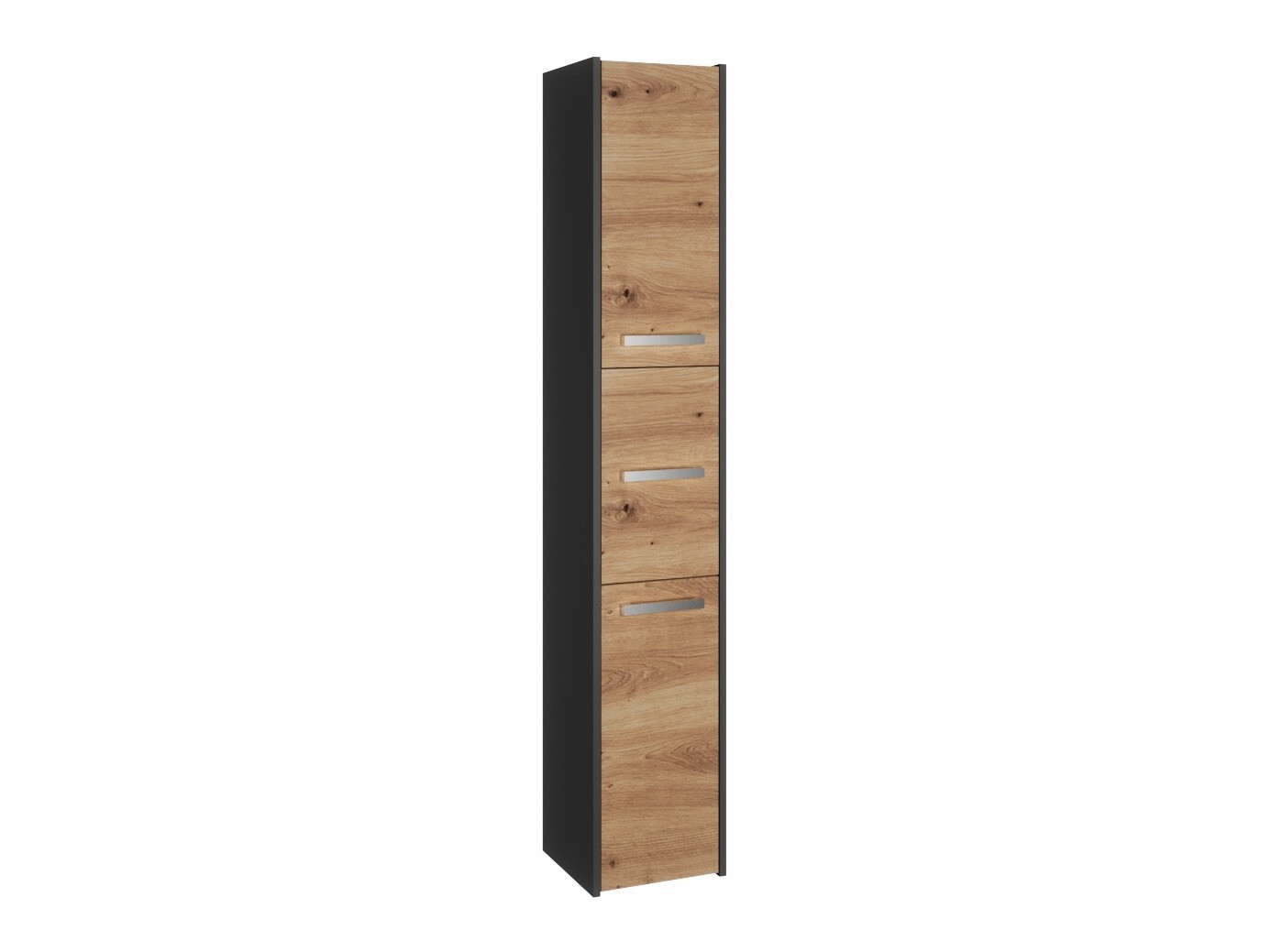 Armoire de bain à poser Mandeville 249 (Anthracite + Chêne Artisan)