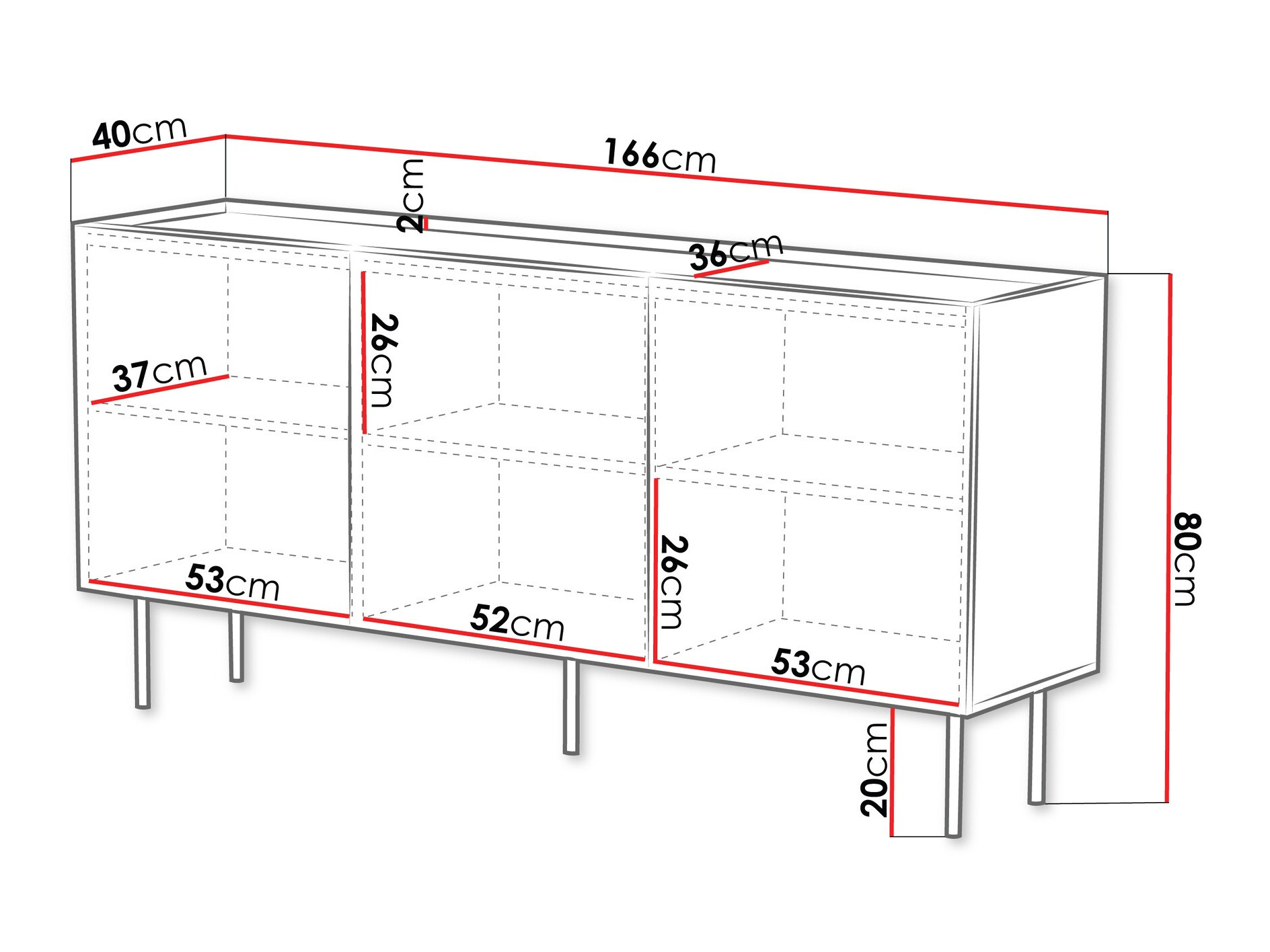 Buffet Sillen (Blanc)