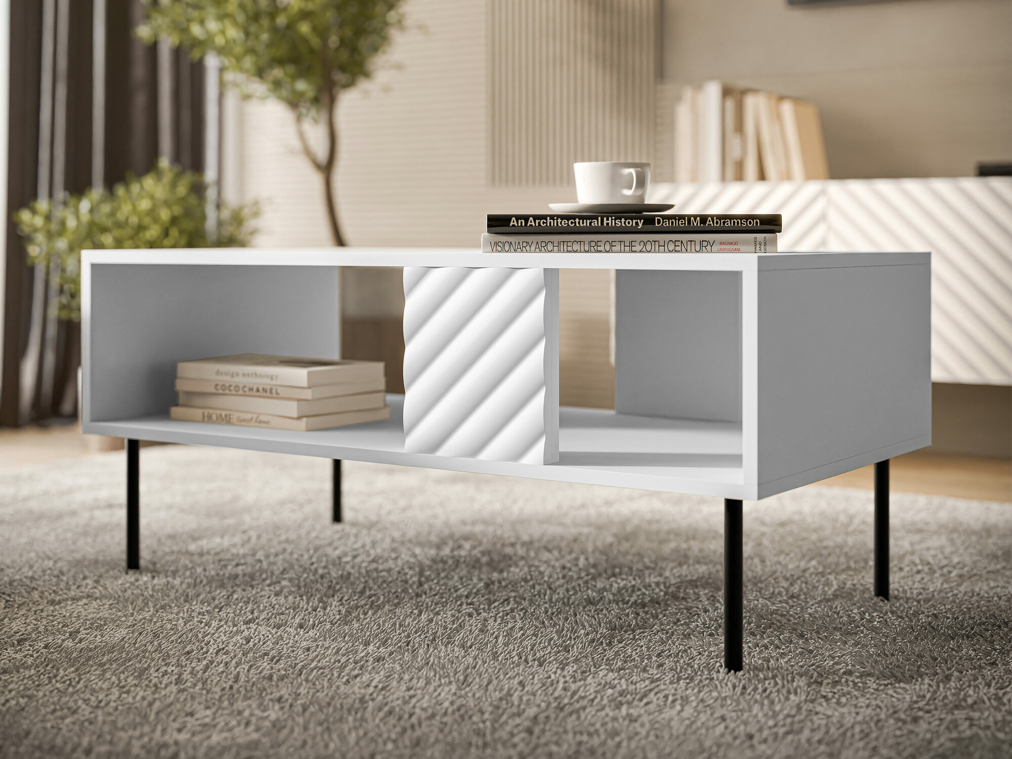 Table basse Sillen (Blanc)