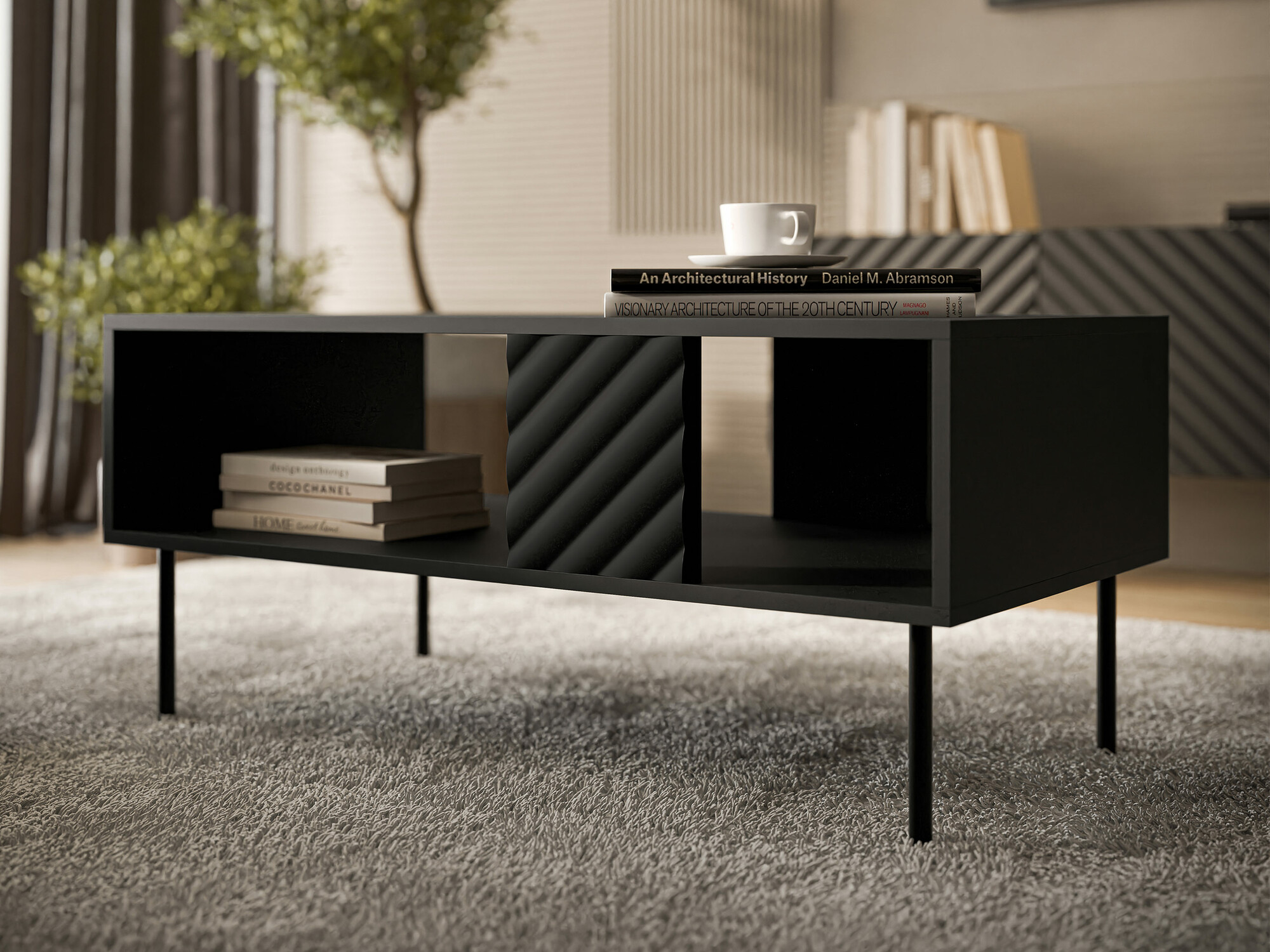 Table basse Sillen (Noir)