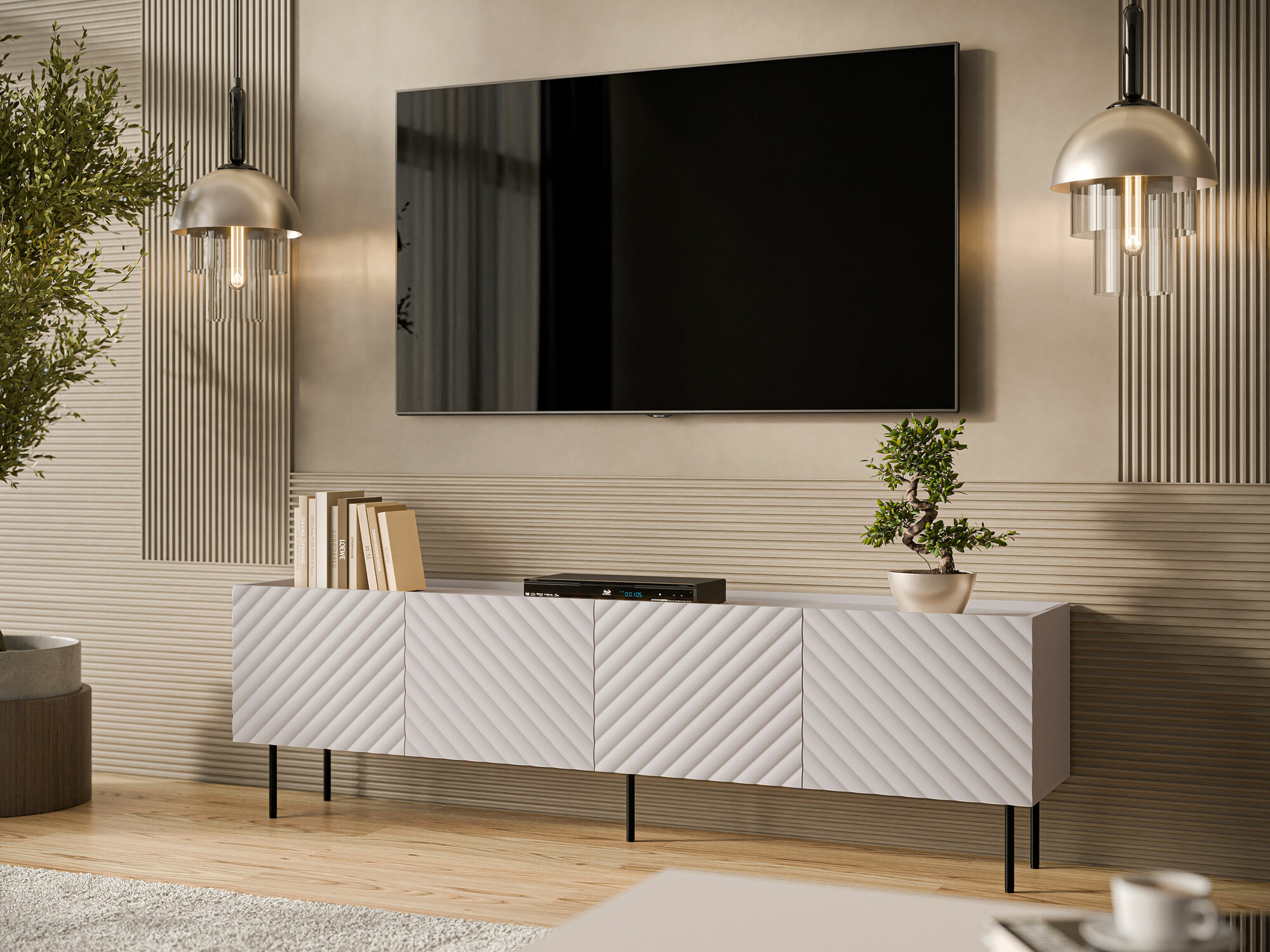 Meuble TV Sillen I (Cachemire)