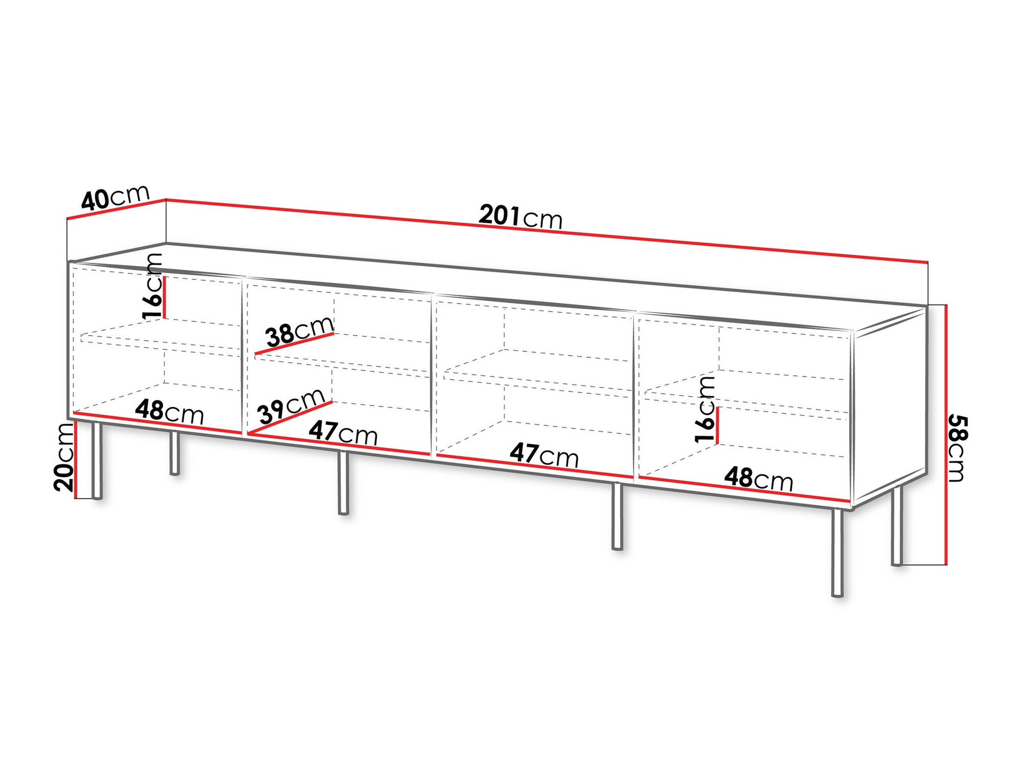 Meuble TV Melala 104