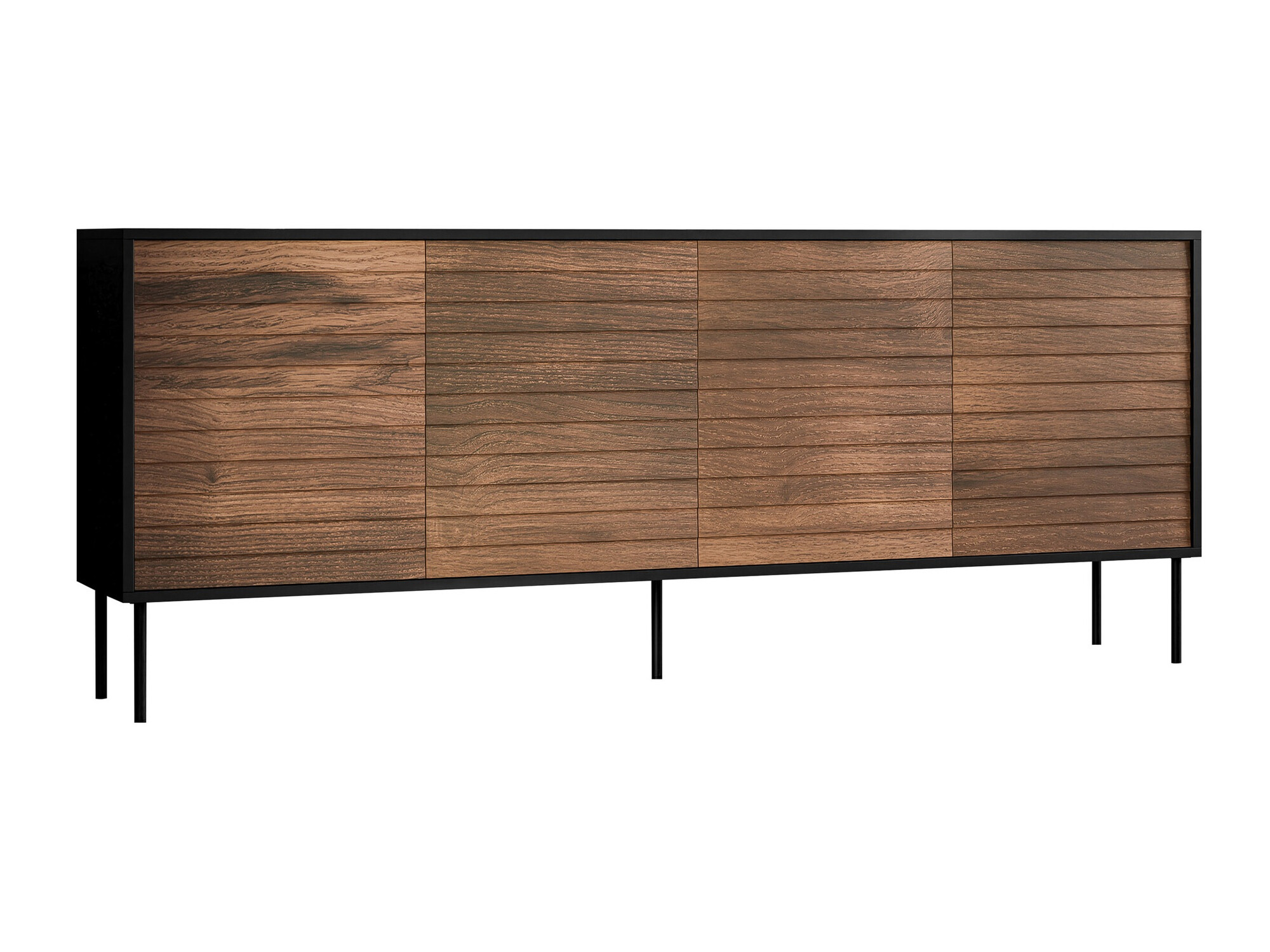 Buffet Flosoru 102 (Noyer + Noir)