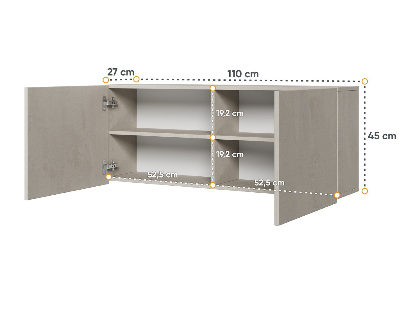 Armoire murale Orlbale 135