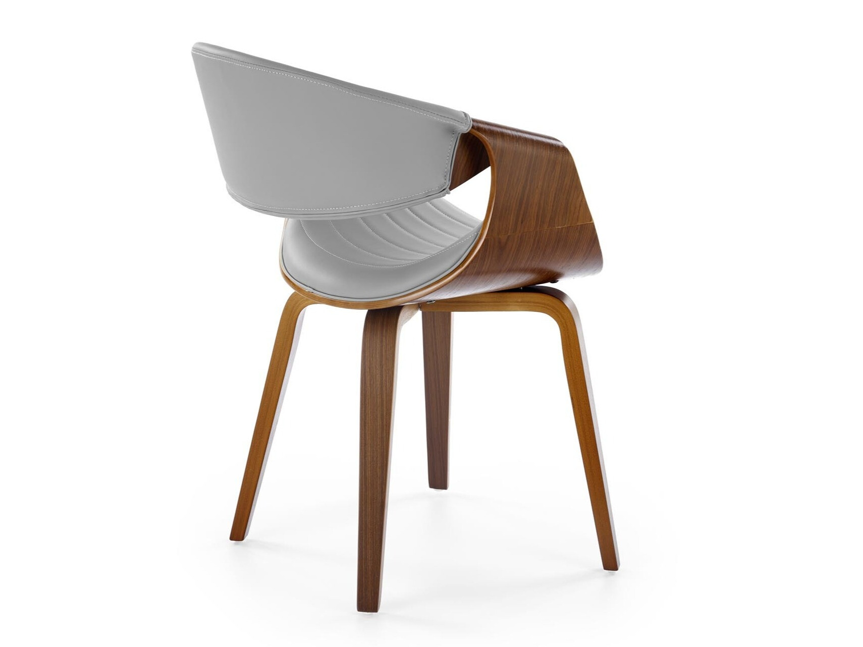 Chaise Houston 1596 (Gris + Noyer)
