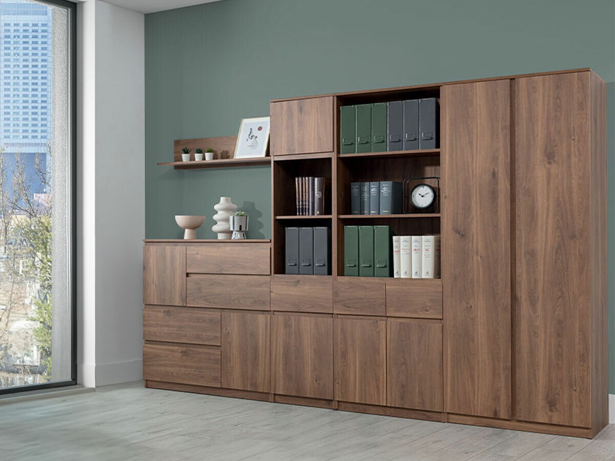 Commode Catelbi 105 (Chêne foncé)
