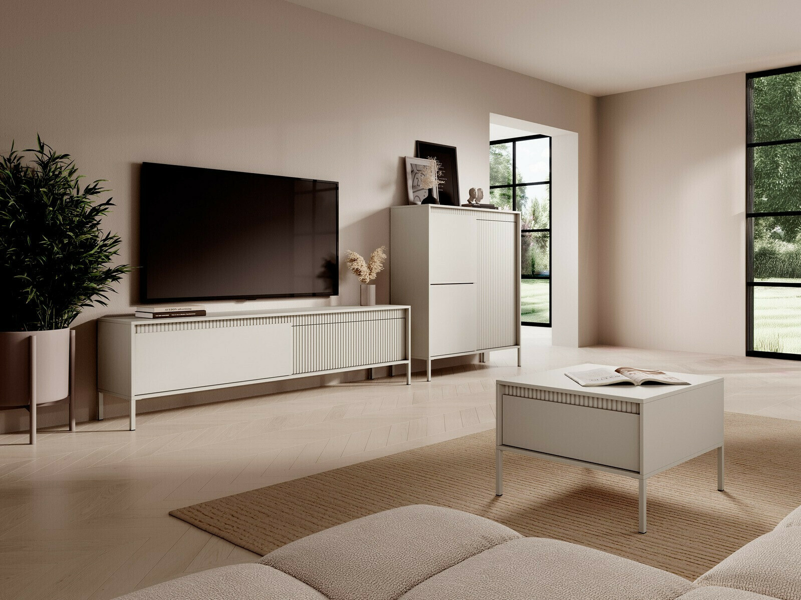 Buffet Romfele 100 (Beige)