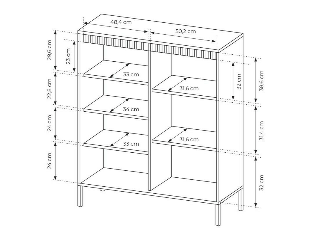 Buffet Romfele 100 (Beige)