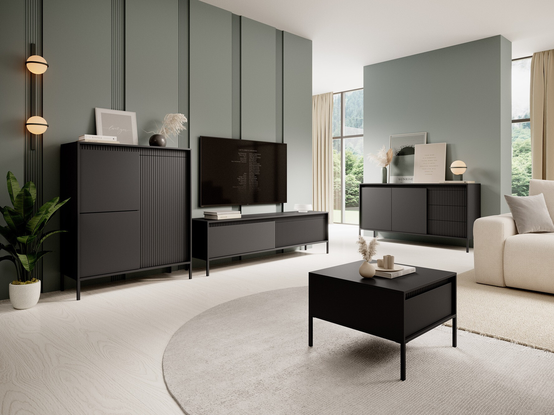 Buffet Romfele 100 (Noir)