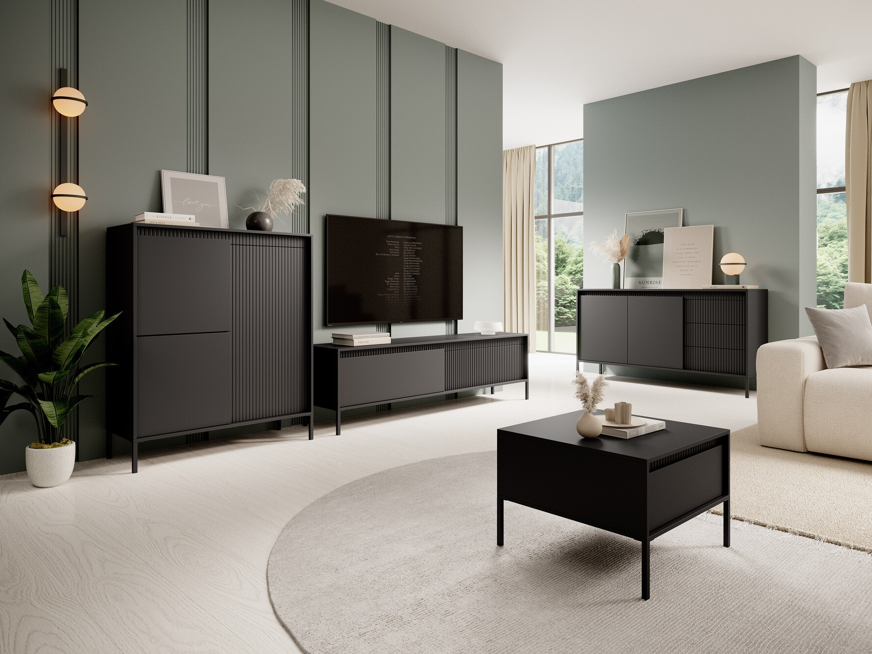 Commode Romfele 101 (Noir)