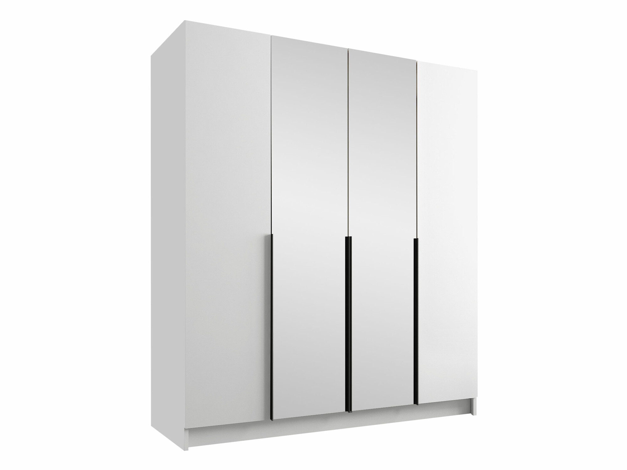 Armoire Closico 191 (Blanc + Noir)