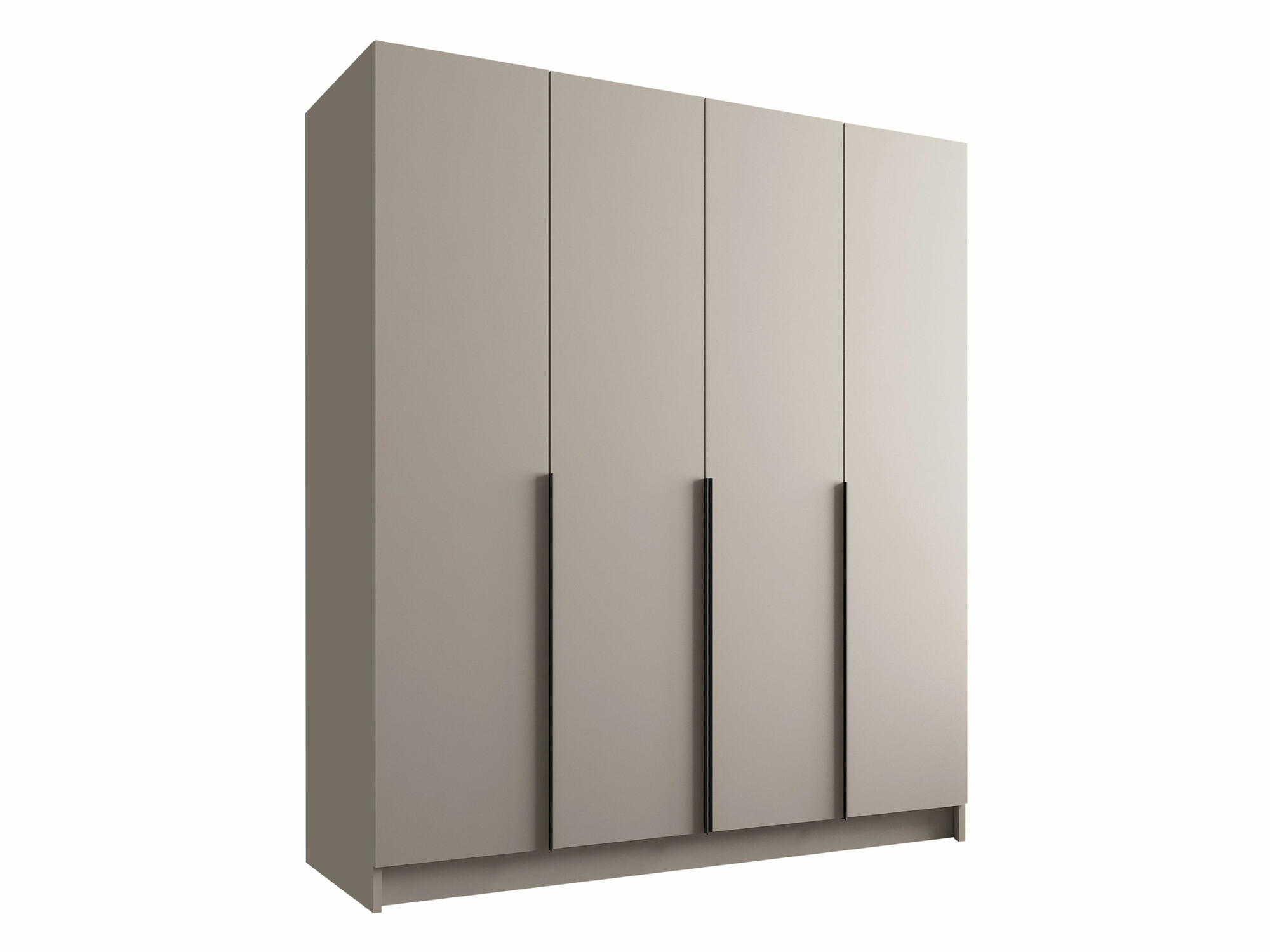 Armoire Closico 192 (Cachemire + Noir)