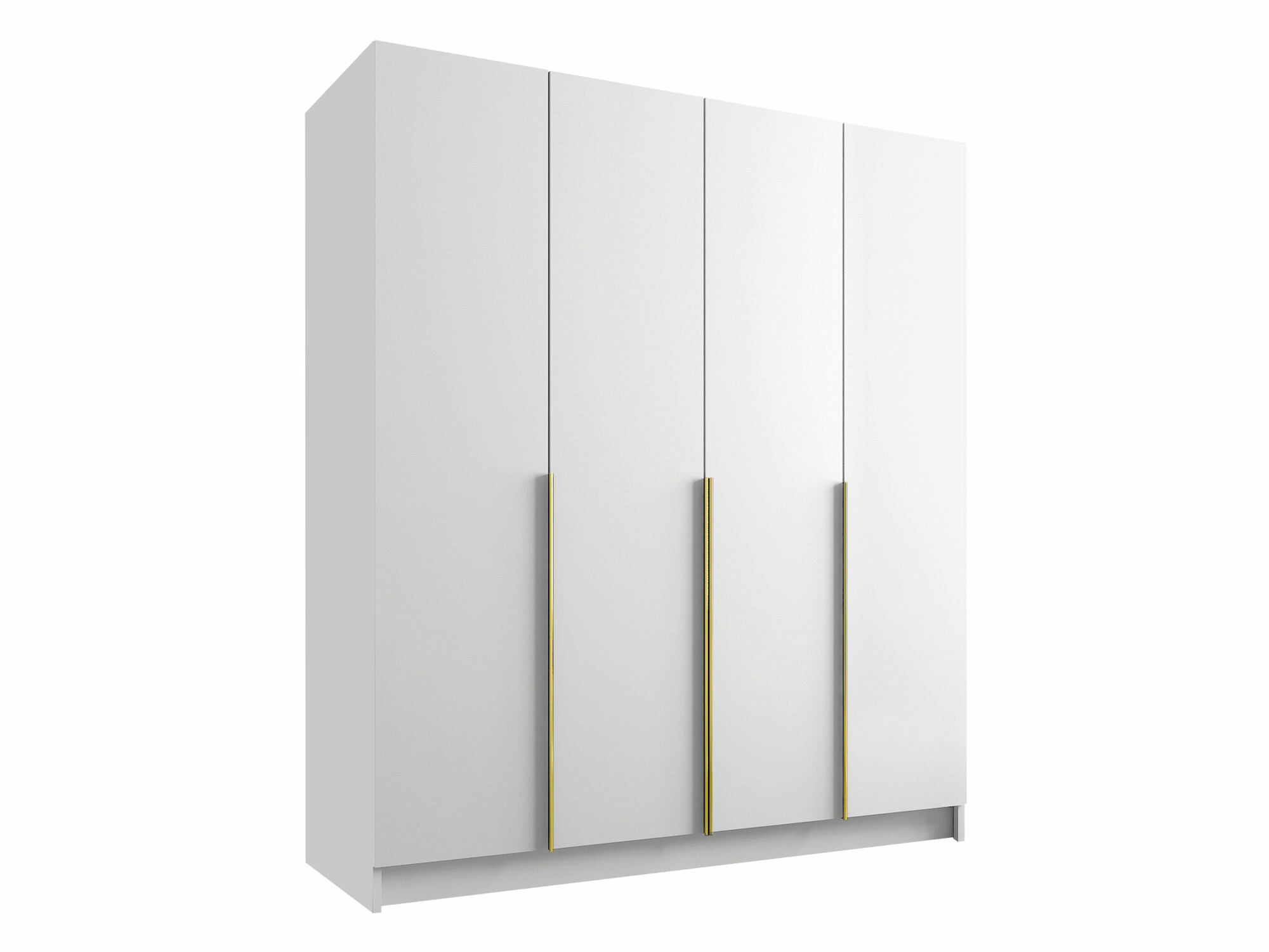 Armoire Closico Navor I (Blanc + Doré)