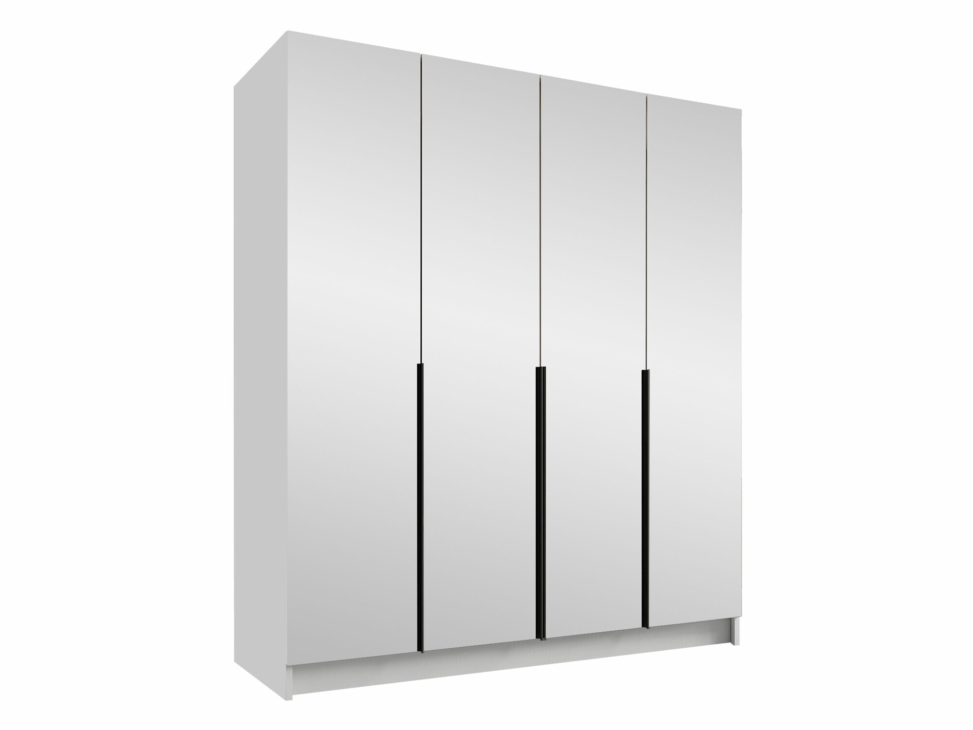 Armoire Closico Navor III (Blanc + Noir)