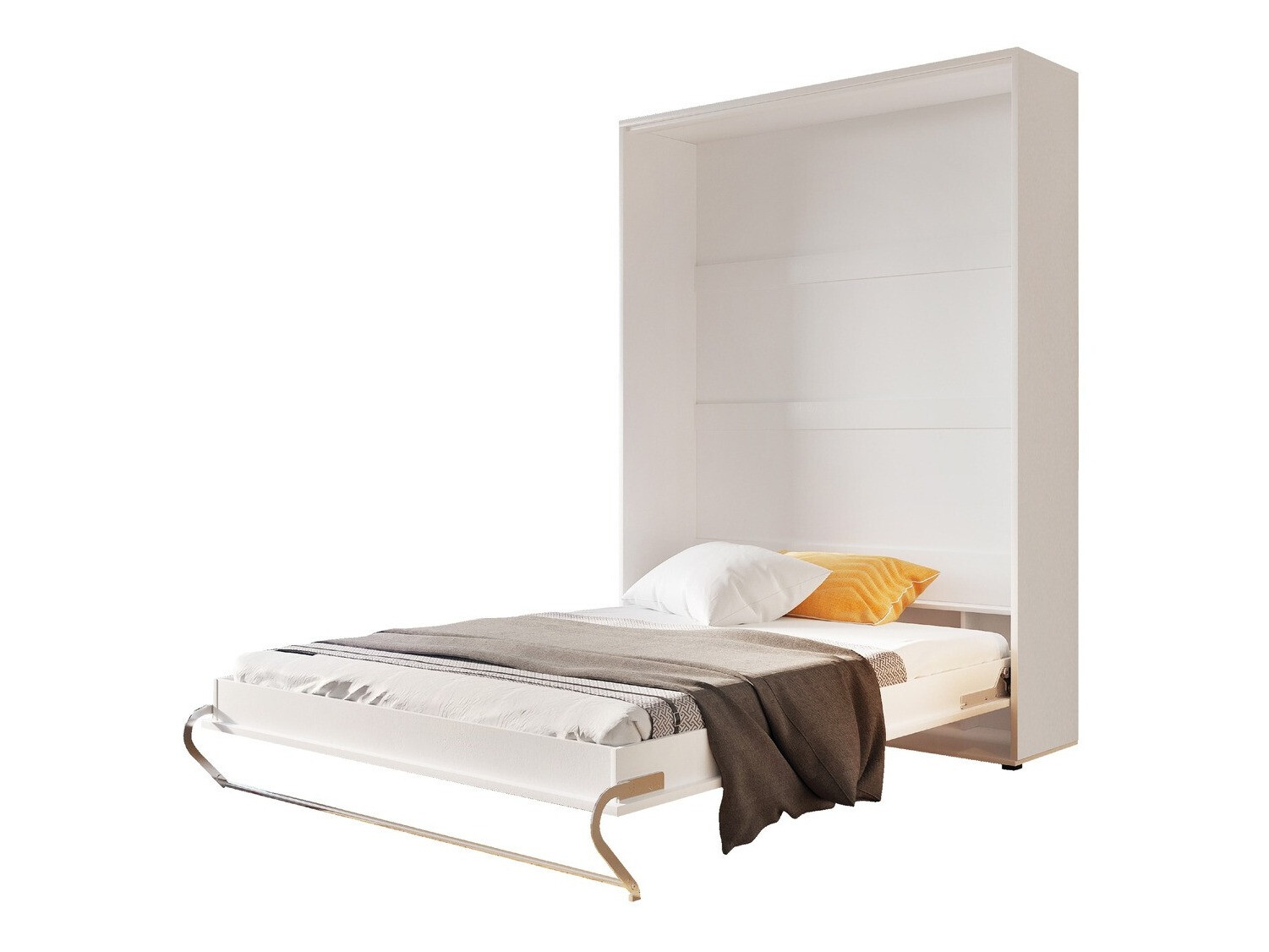 Ensemble de meubles Concept Pro Lenart XI (Blanc brillant + Blanc)