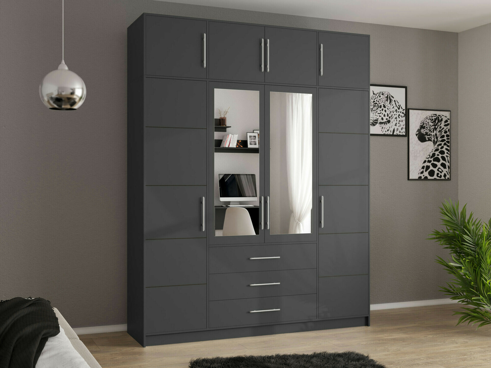 Armoire Dortivu I (Graphite)