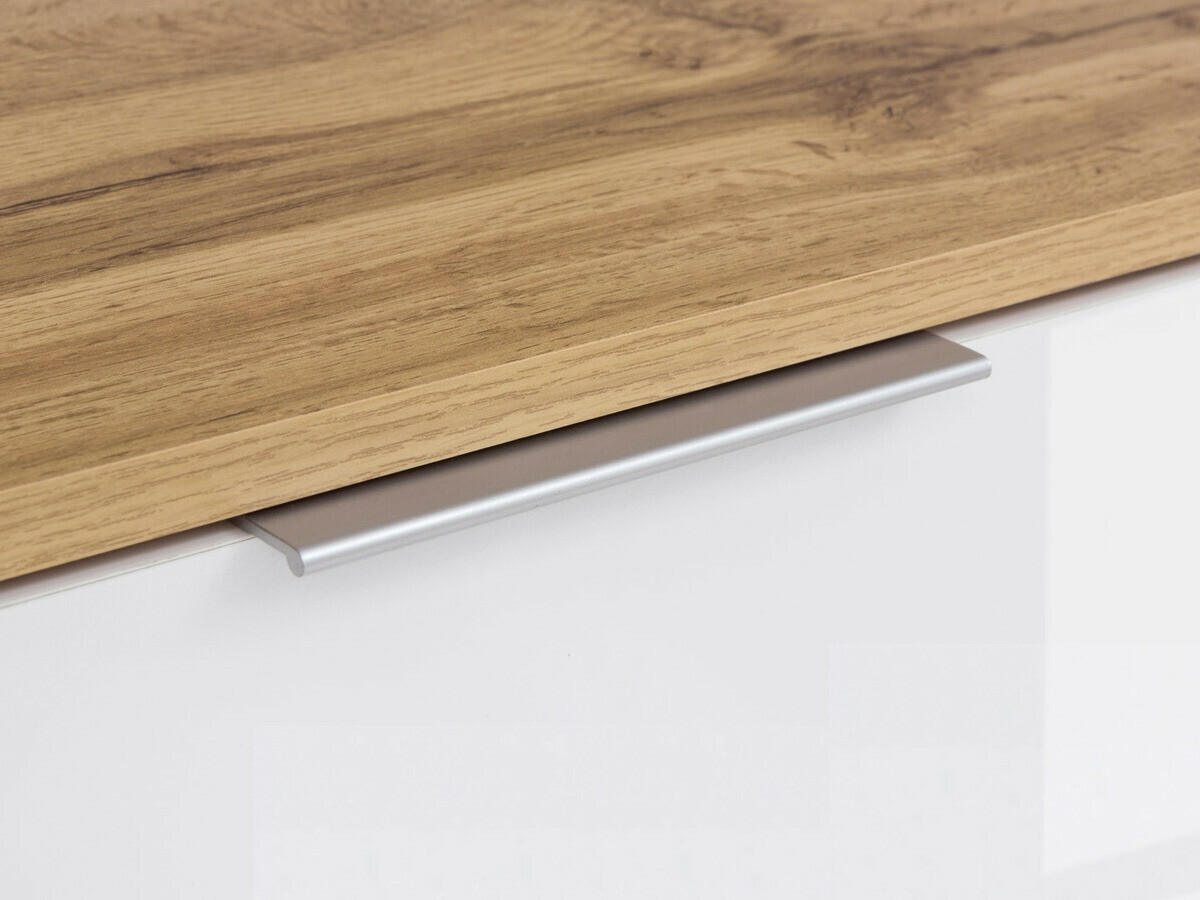 Buffet Tivetra 103 (Chêne wotan + Blanc brillant)