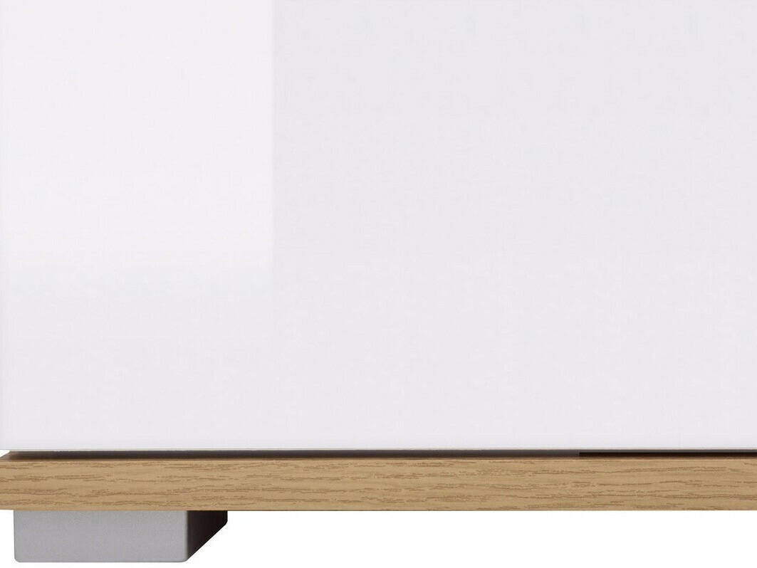 Buffet Tivetra 103 (Chêne wotan + Blanc brillant)