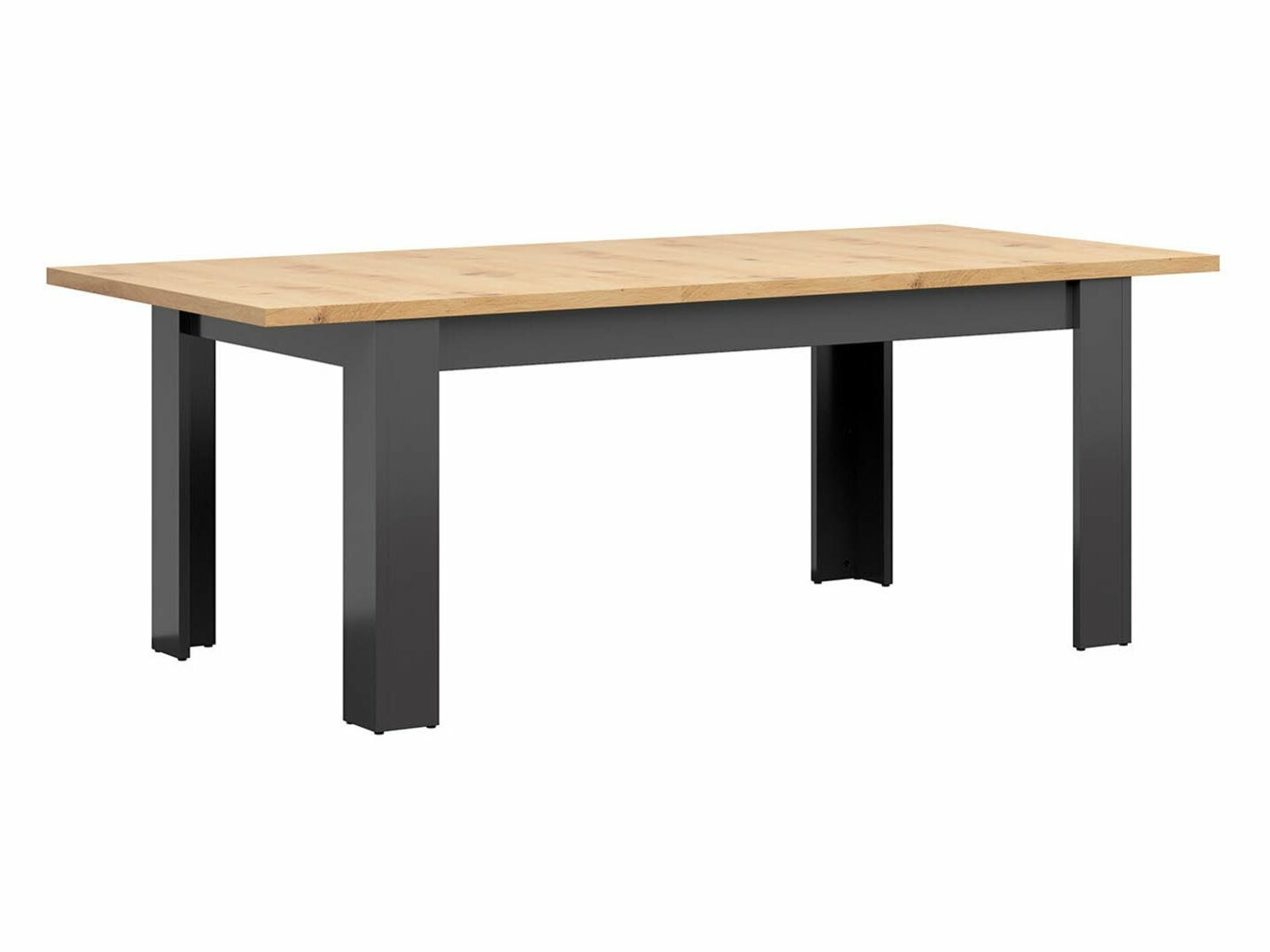 Table Sordoro 122 (Graphite + Chêne Artisan)