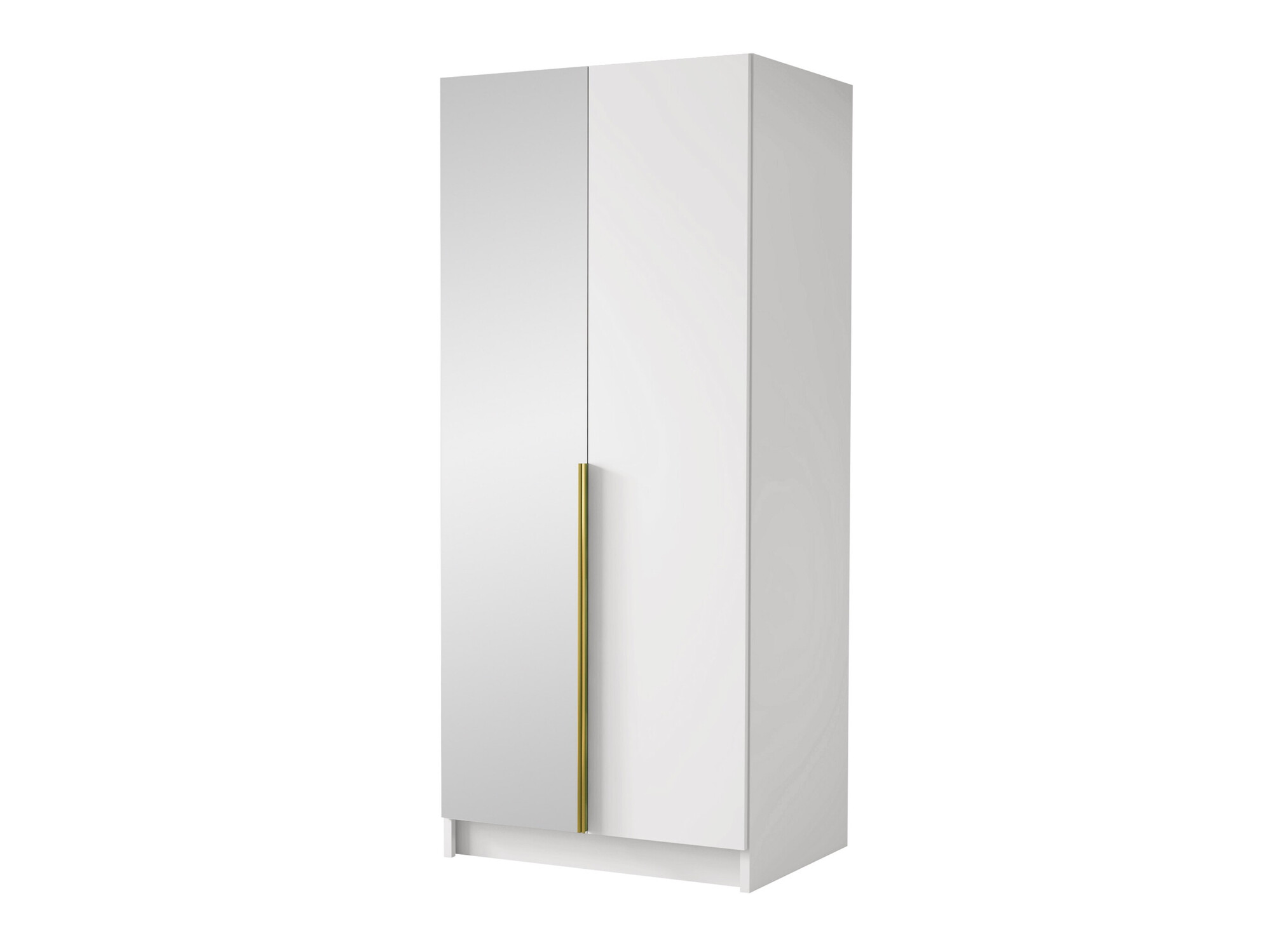 Armoire Closico Staton II (Blanc + Doré)