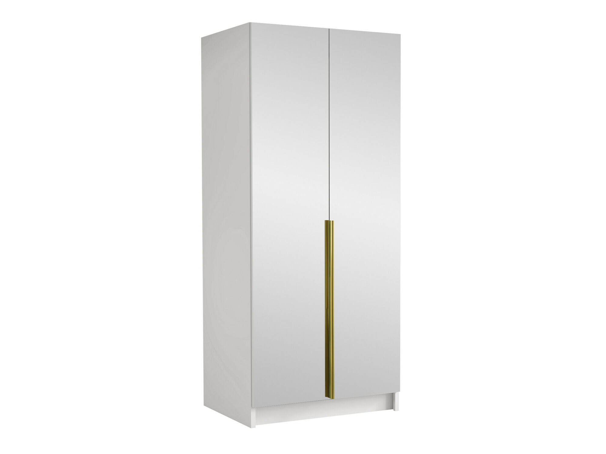 Armoire Closico Staton III (Blanc + Doré)
