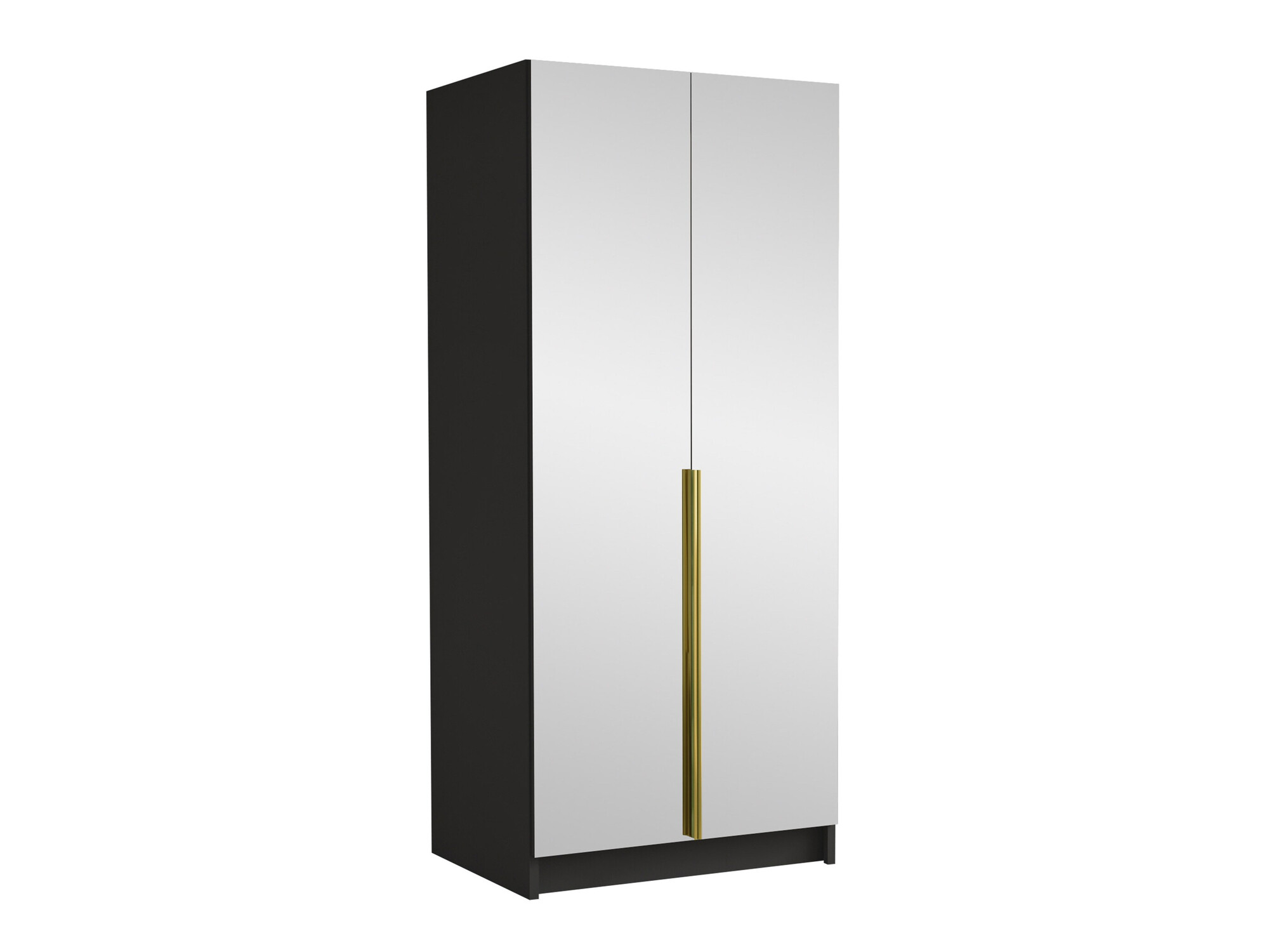 Armoire Closico Staton III (Noir + Doré)