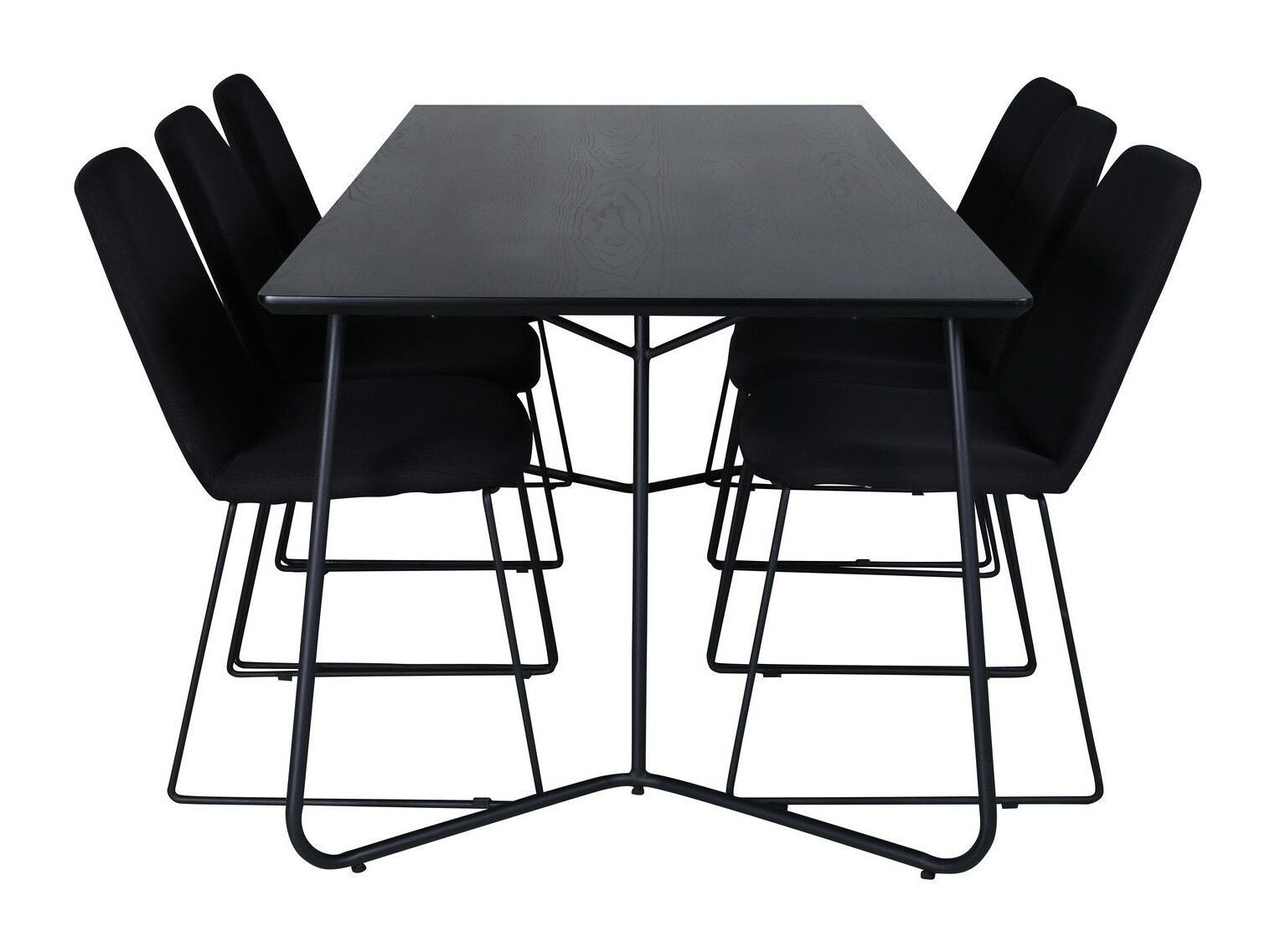 Salle à manger complète Dallas 3039 (Noir)