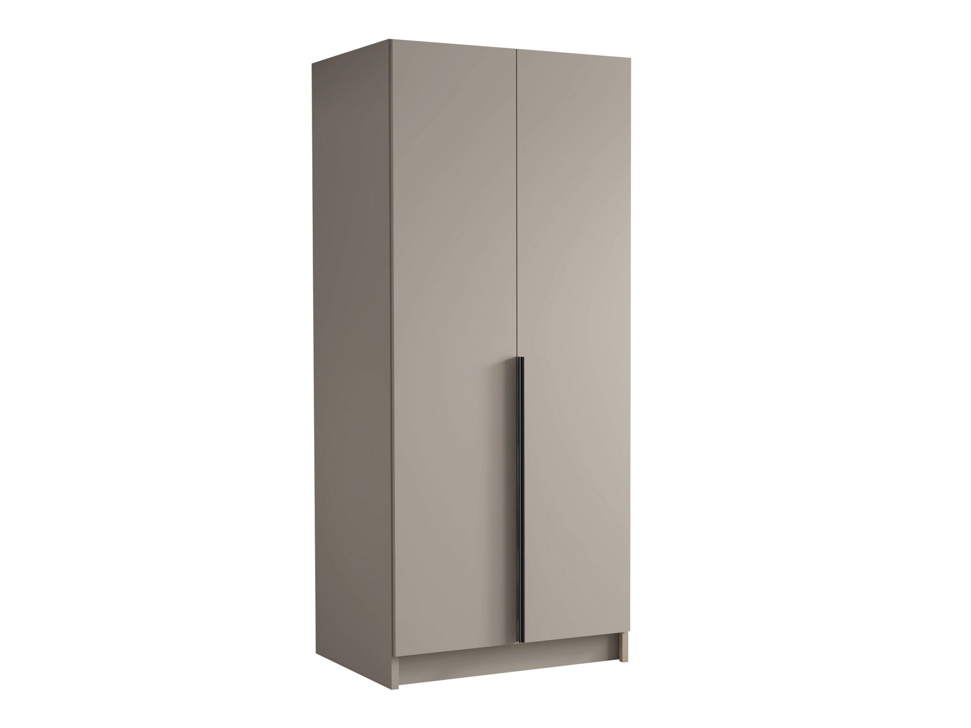 Armoire Closico 195 (Cachemire + Noir)