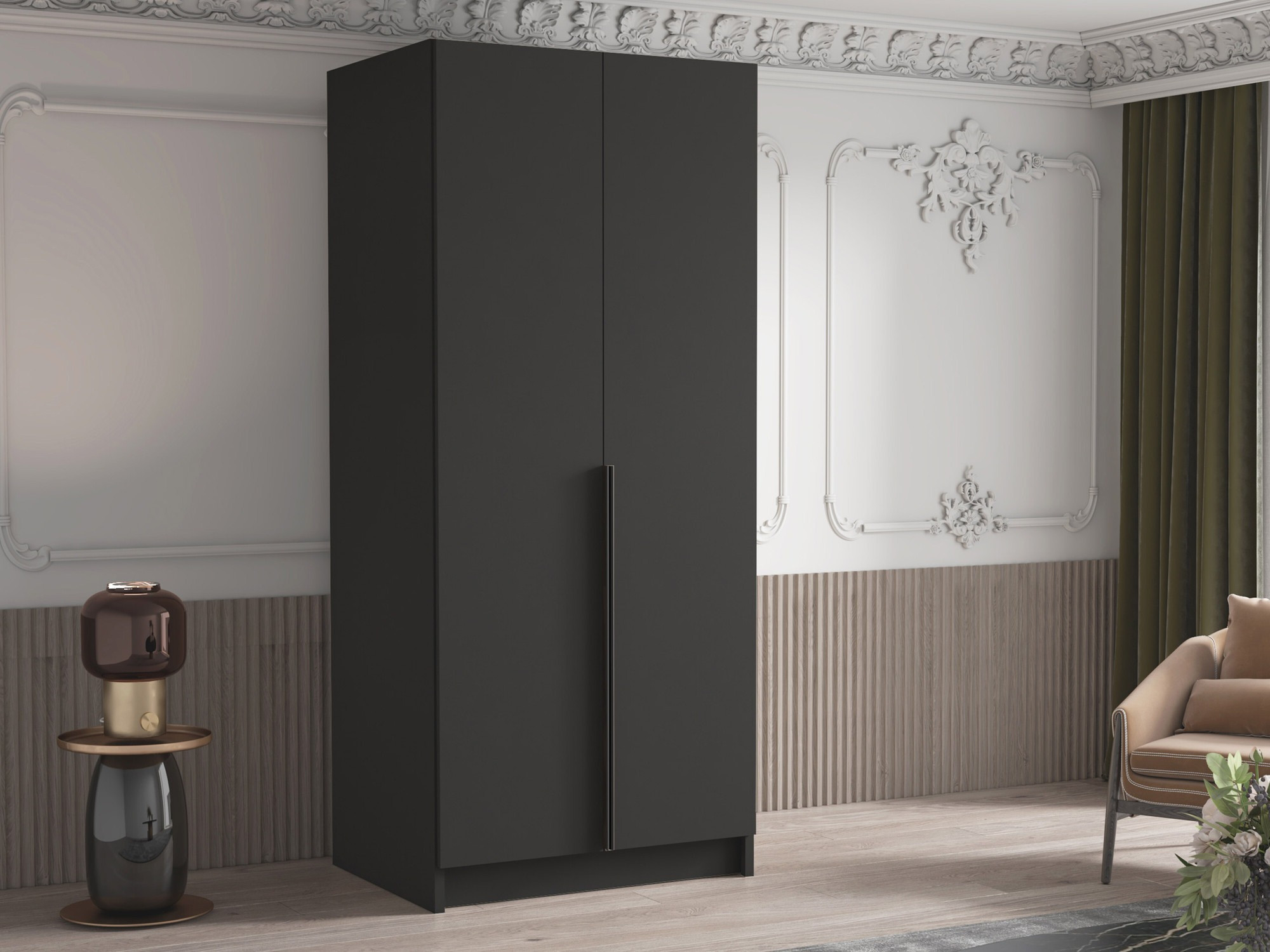 Armoire Closico 195 (Noir)