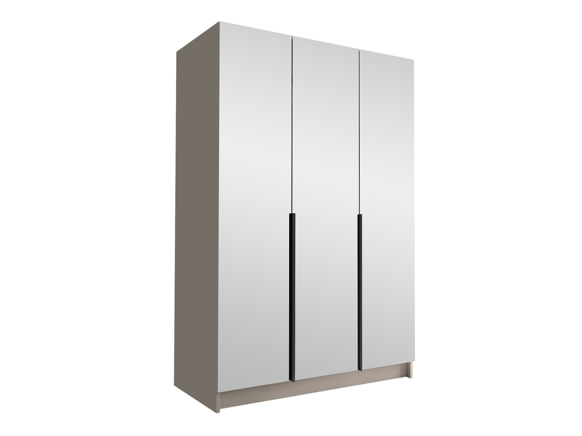 Armoire Closico Decoron III (Cachemire + Noir)