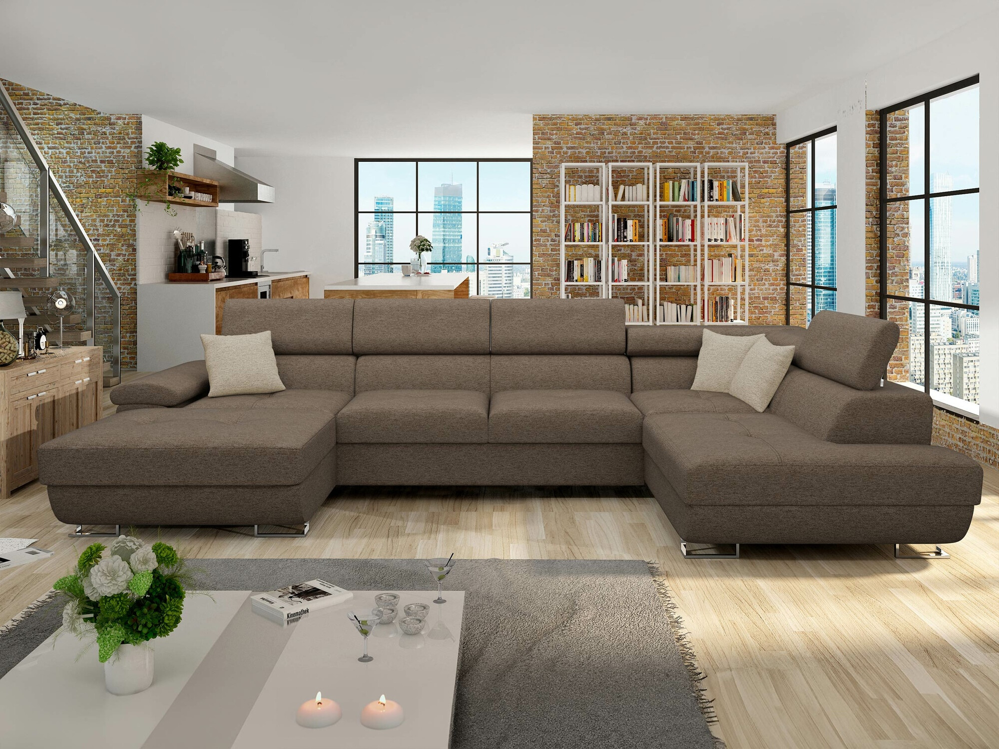 Canapé d'angle Comfivo Ruta IV (Matana 19 + Matana 17)