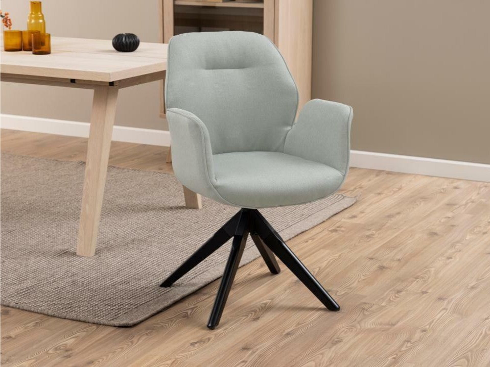 Chaise Norsica 392 (Gris clair + Noir)