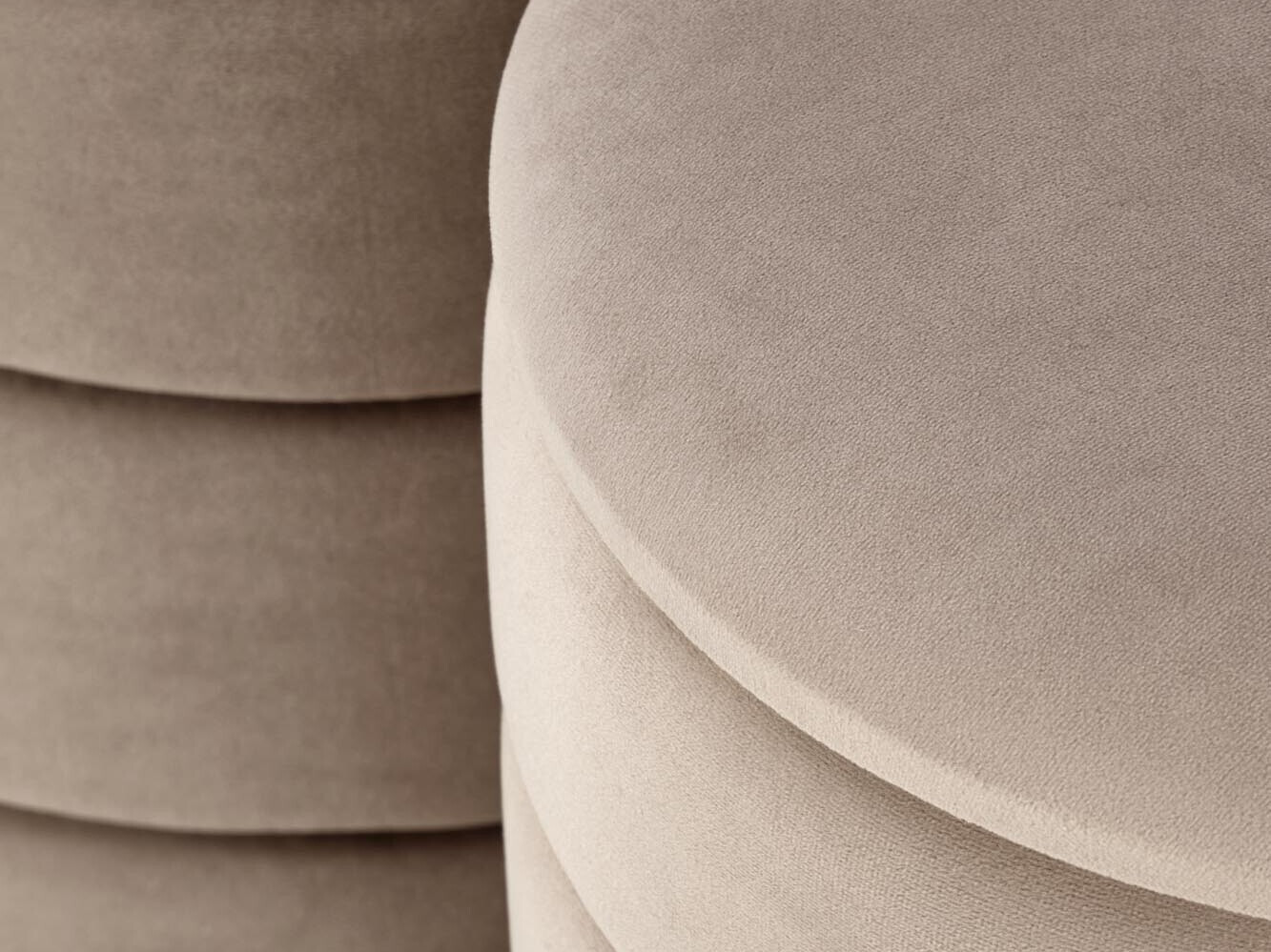 Ensemble de poufs Houston 1780 (Beige)