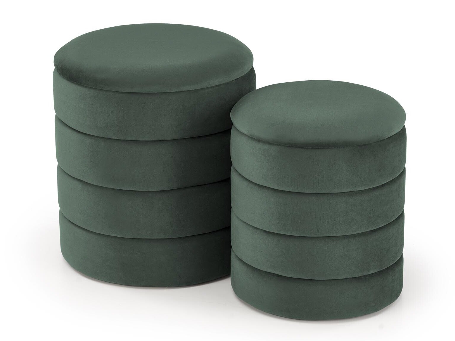 Ensemble de poufs Houston 1780 (Vert)