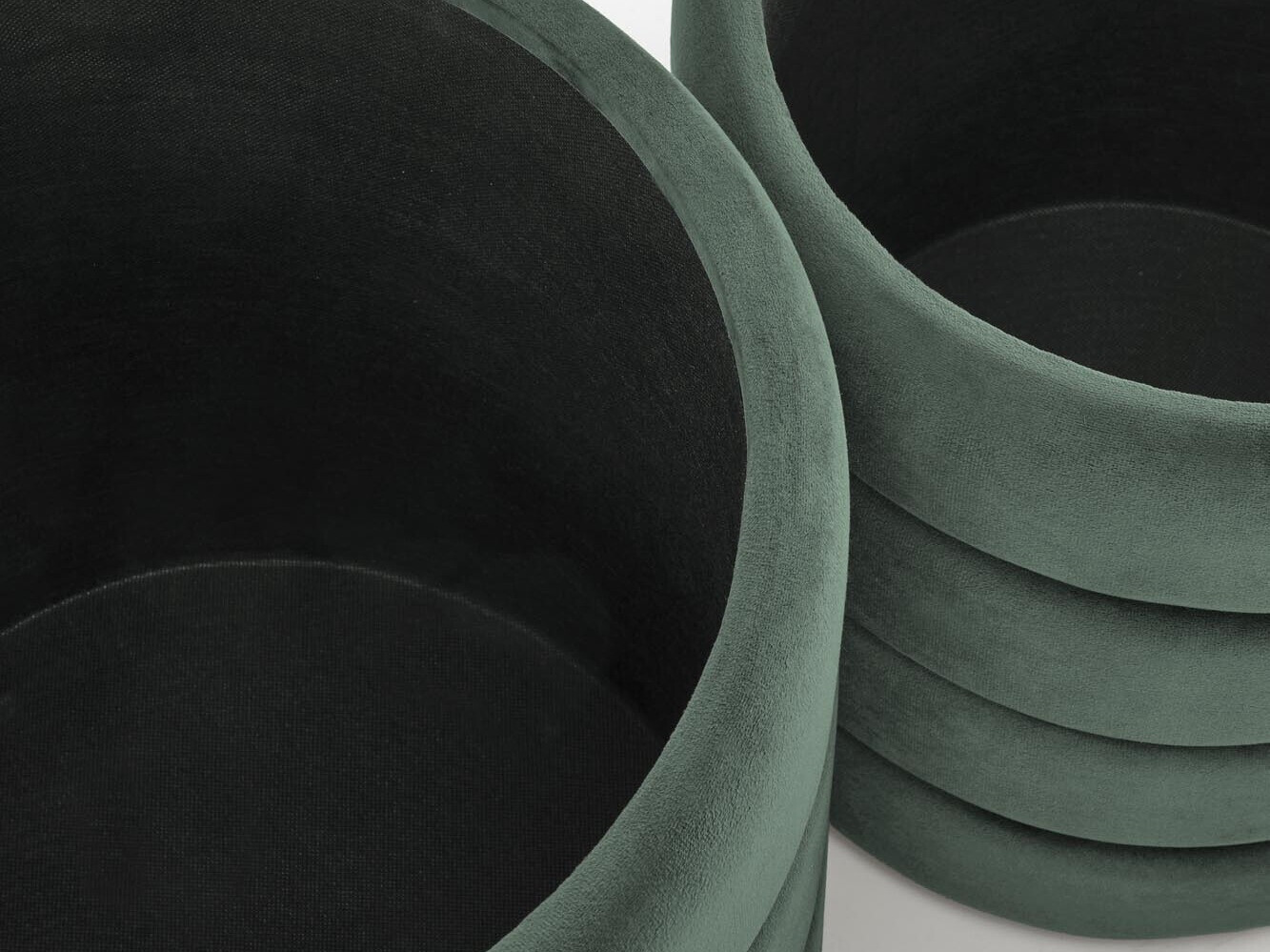 Ensemble de poufs Houston 1780 (Vert)