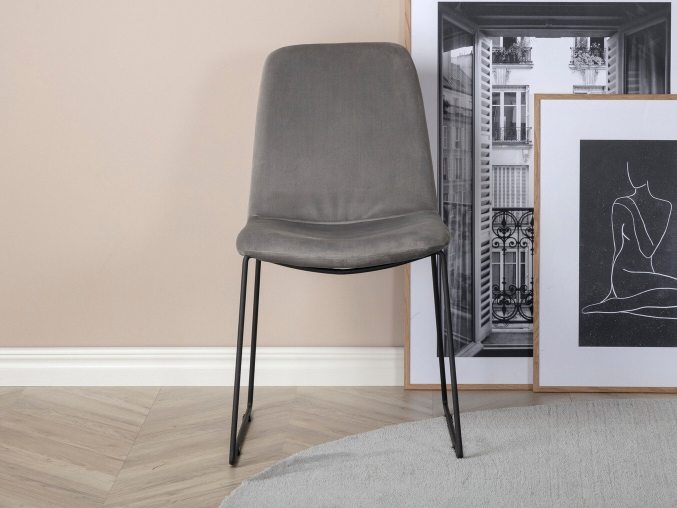 Chaise Dallas 106 (Gris)