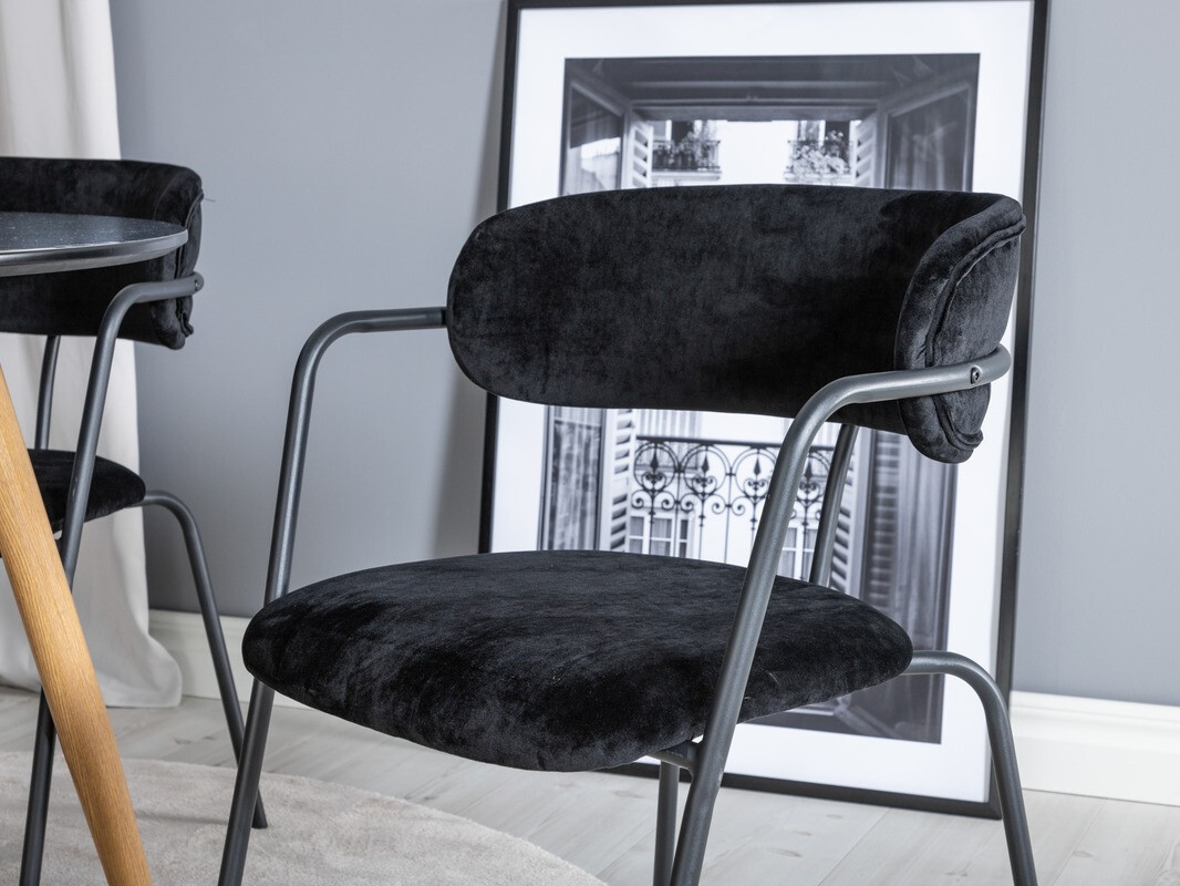 Chaise Dallas 108 (Noir)