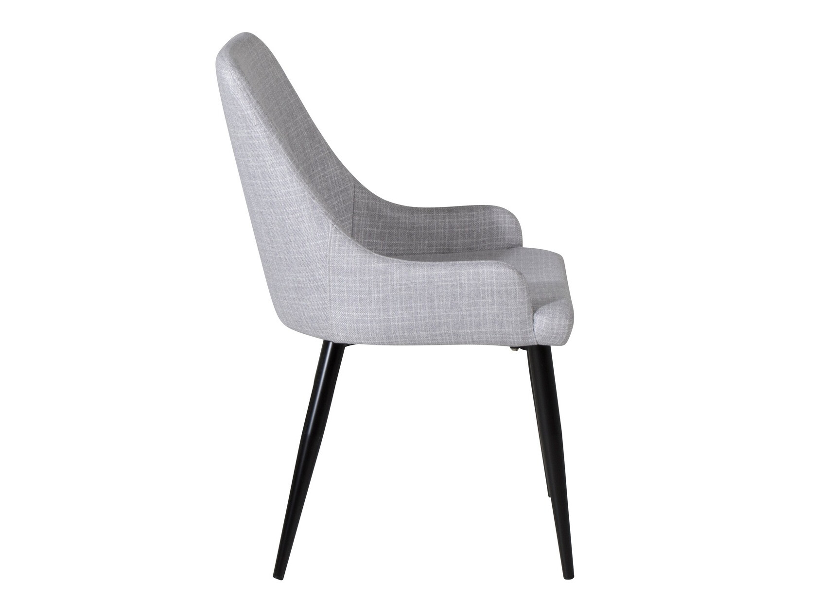 Chaise Dallas 114 (Gris clair + Noir)