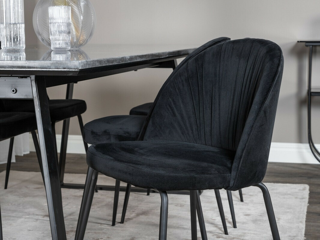 Chaise Dallas 133 (Noir)