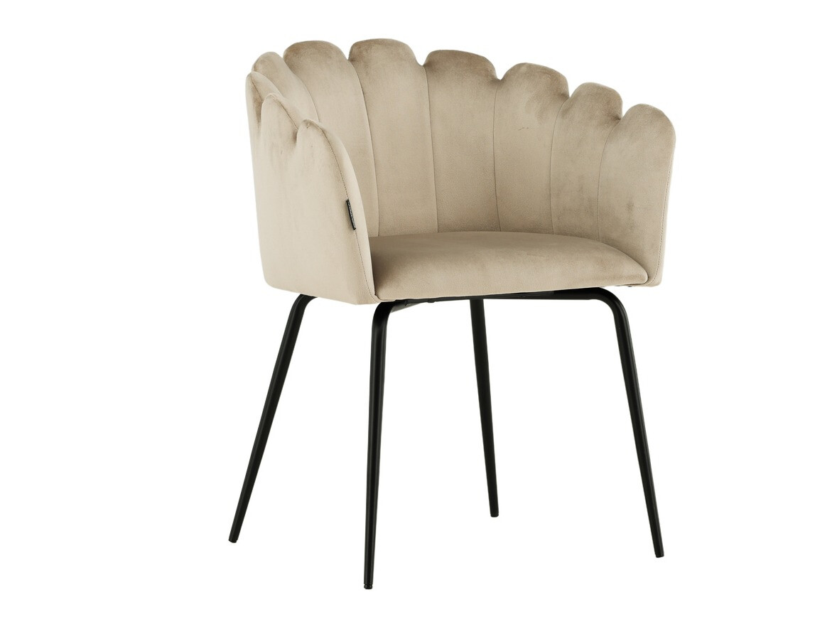 Chaise Dallas 134 (Beige + Noir)